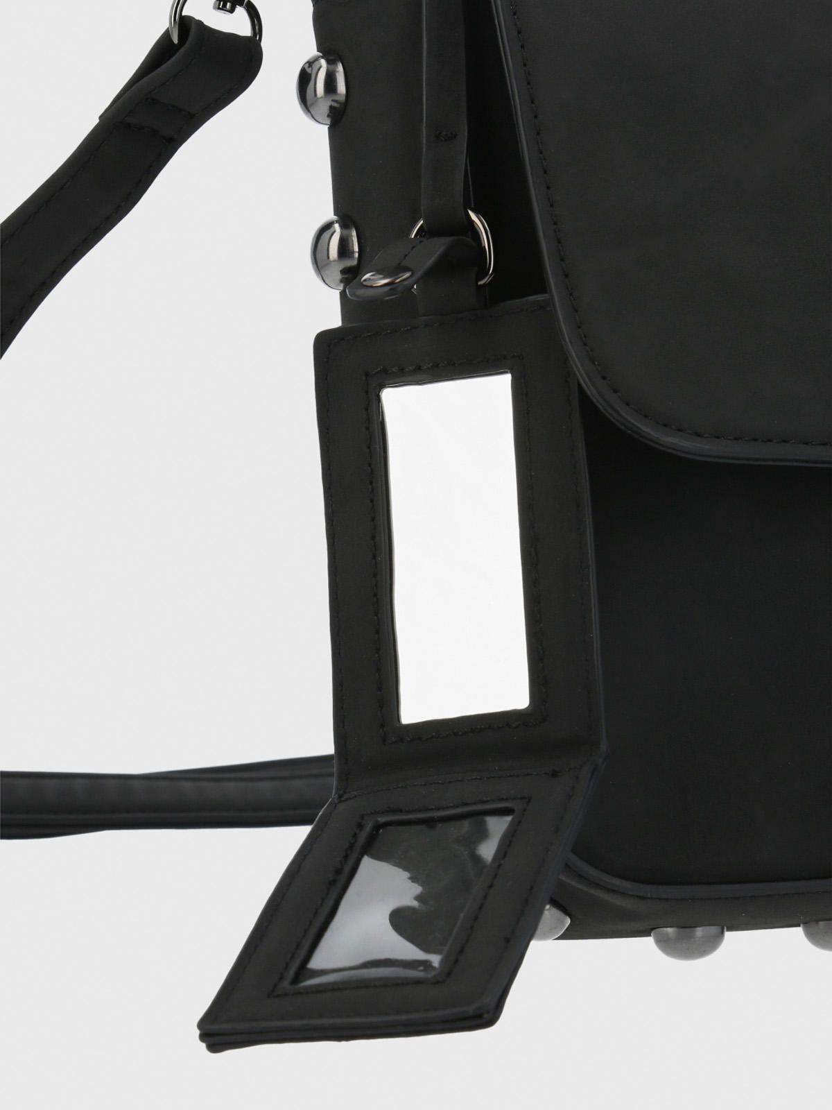 Cartera Ecocuero Mujer Talt Cross Negro-4