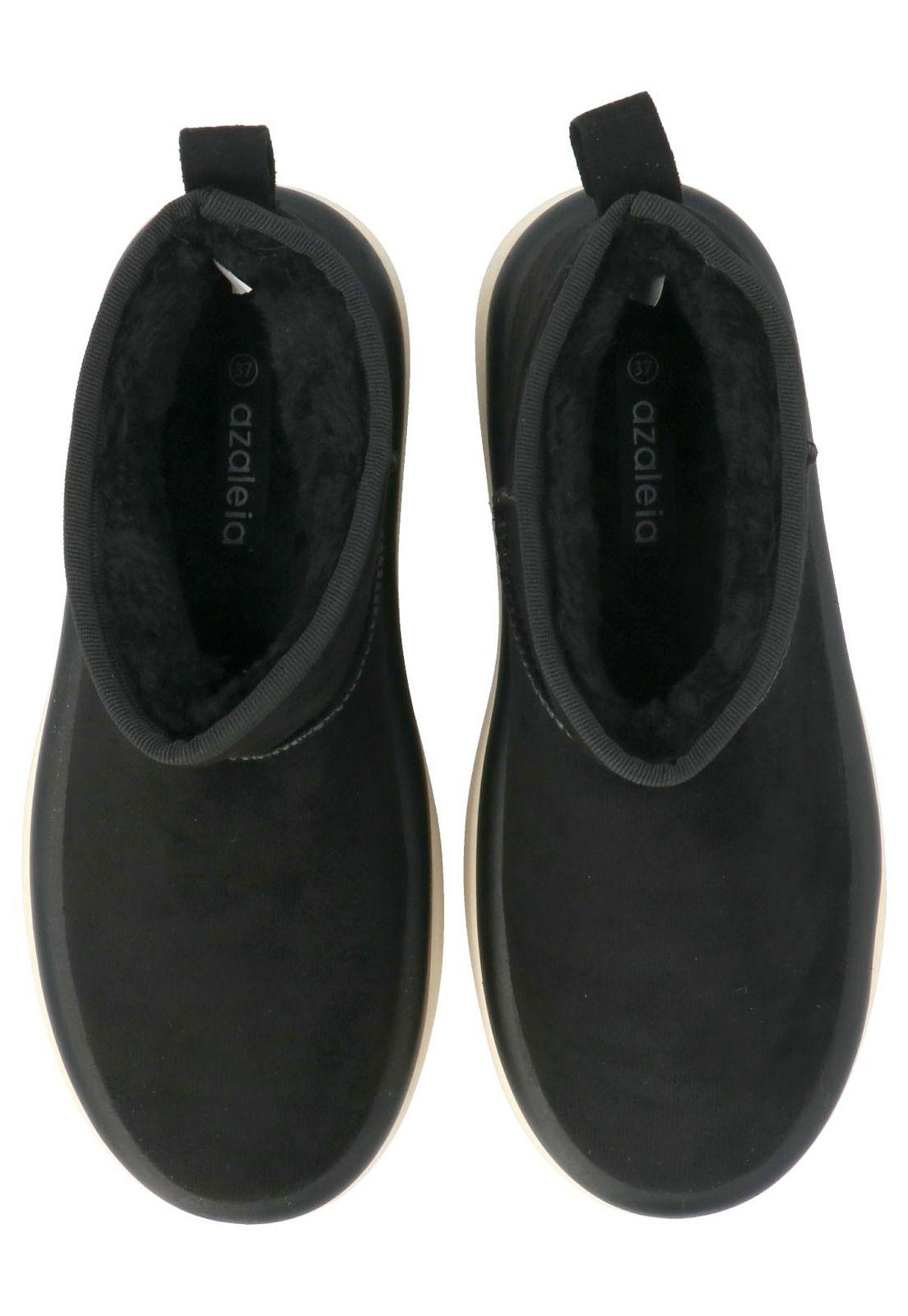Pantufla Mujer Bichi Negro-7