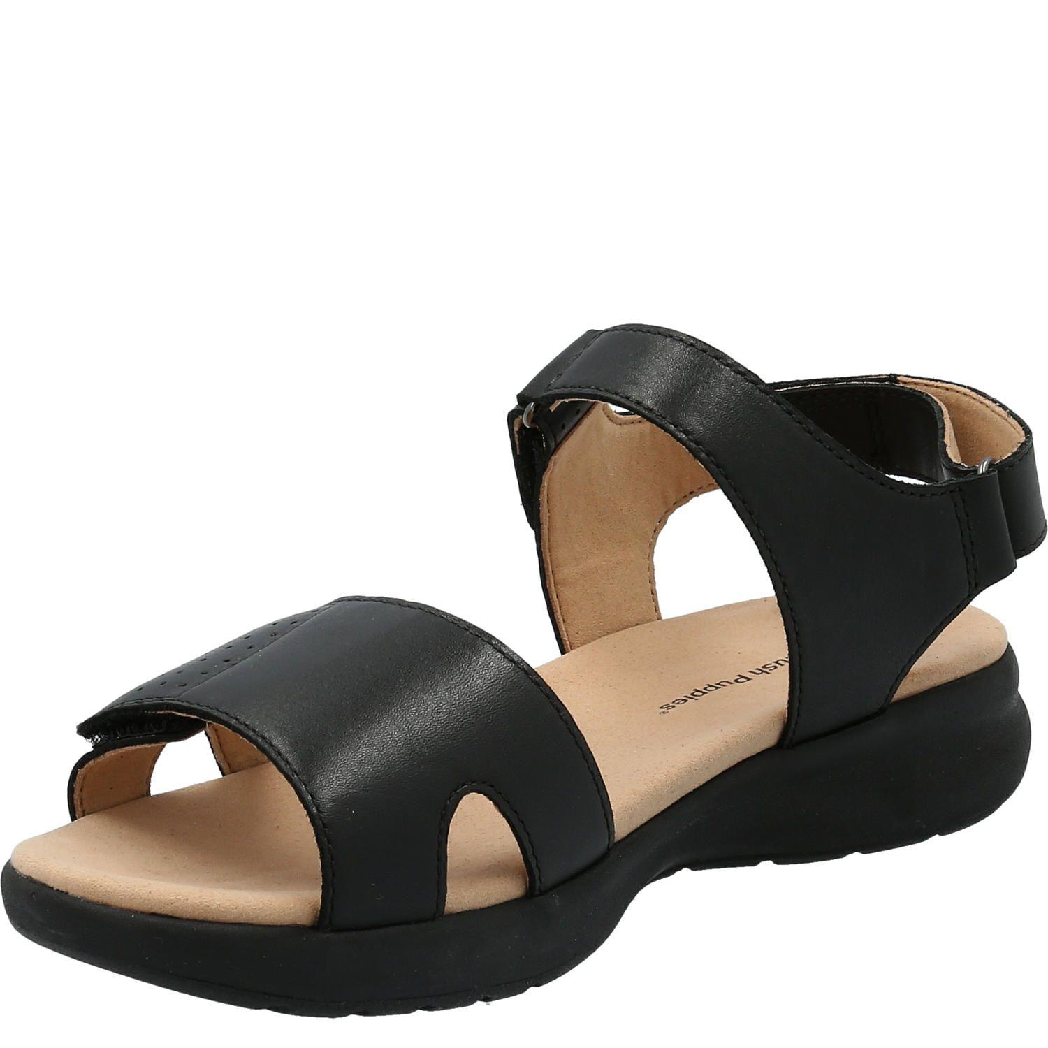 Sandalia Cuero Mujer Spinal Qtr Stp Negro-3