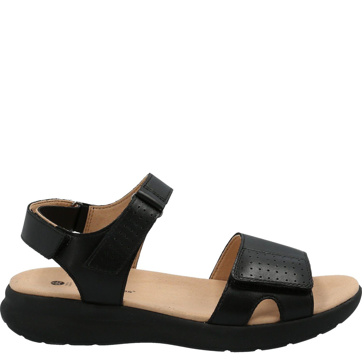 Sandalia Cuero Mujer Spinal Qtr Stp Negro-1