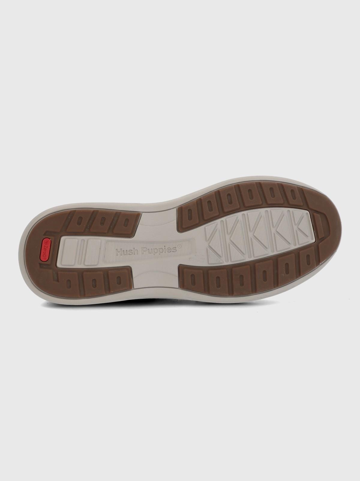 Zapatilla Cuero Hombre Molte Gris-6