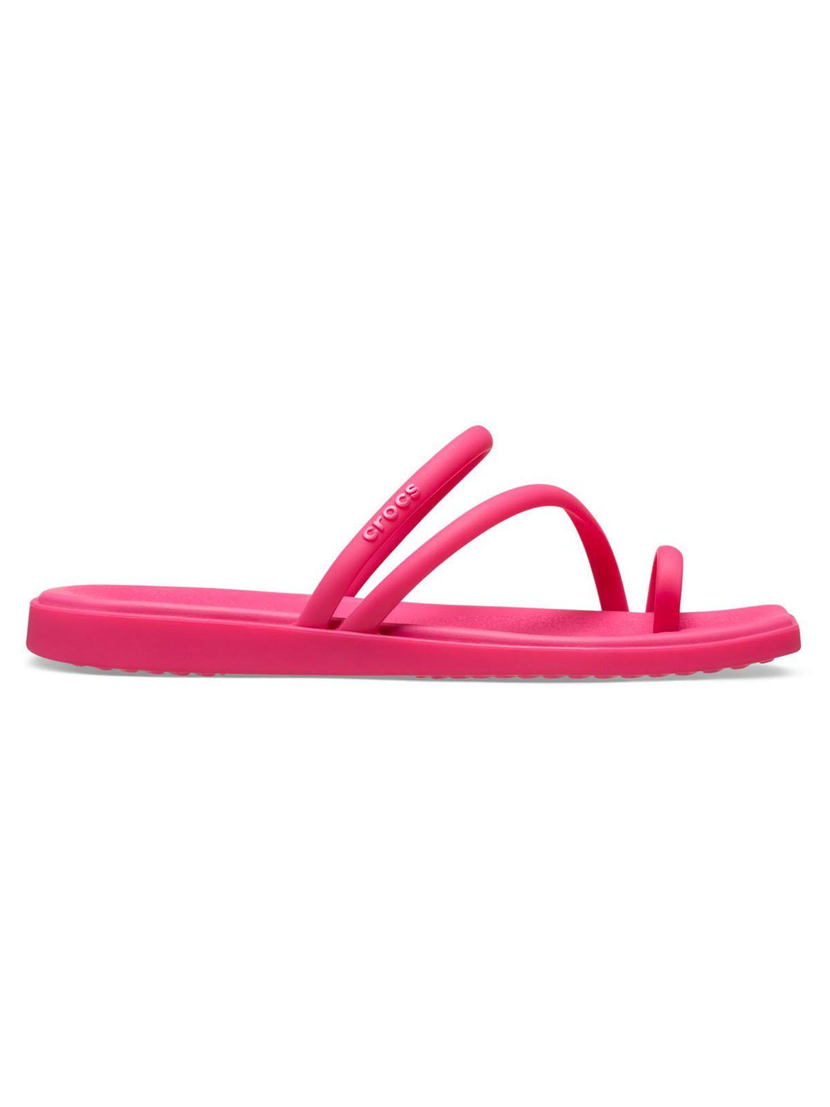 Sandalia Crocs Mujer Miami Toe Loop Sdl Rosado-0