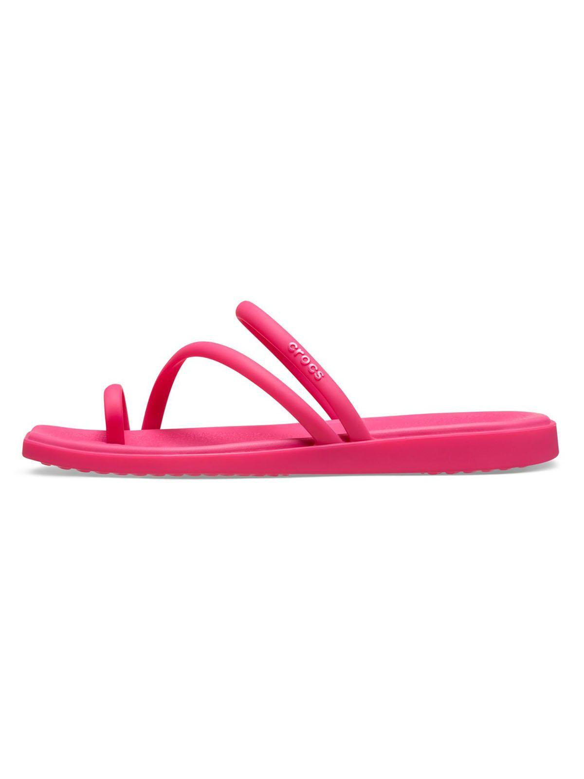 Sandalia Crocs Mujer Miami Toe Loop Sdl Rosado-1