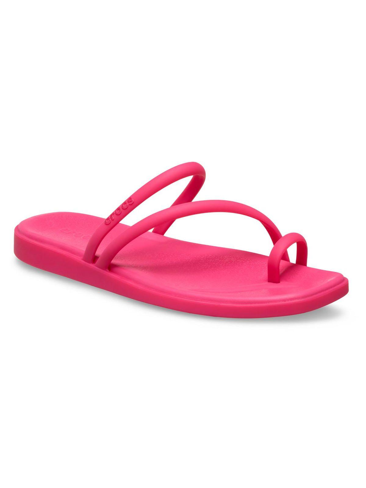 Sandalia Crocs Mujer Miami Toe Loop Sdl Rosado-6