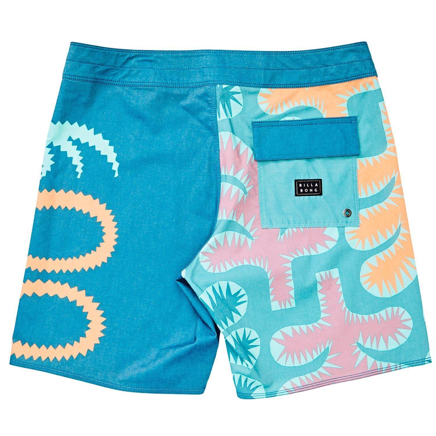 Traje De Baño Hombre Strange Flora Naranjo-1