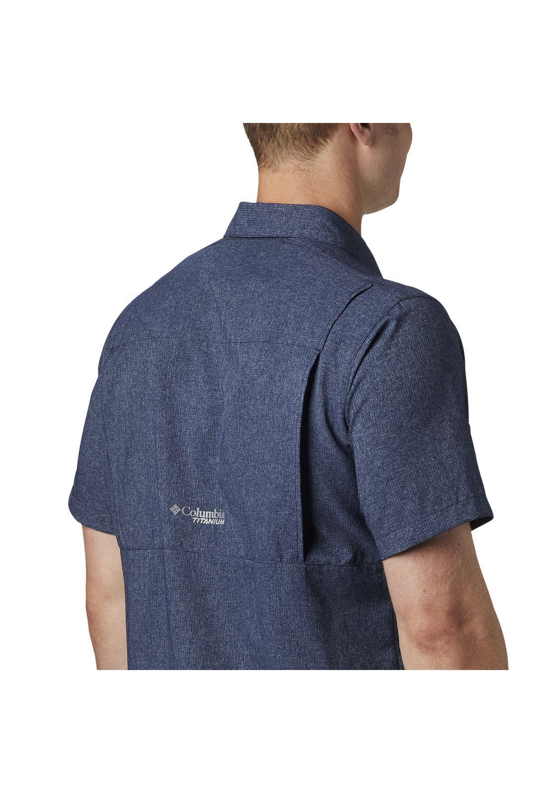 Camisa M/C Hombre Irico Mens Short Sl Azul-2