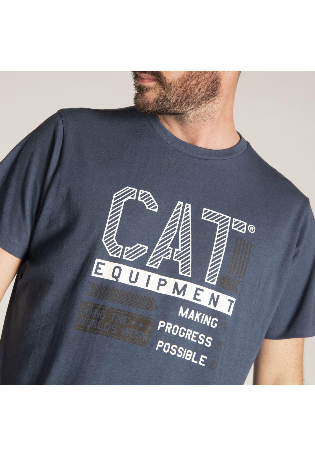 Polera M/C Hombre Fdtn Block Equipment Azul-5