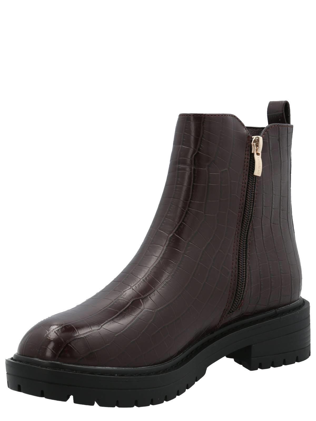 Botín Compostela Mujer Burdeo-5