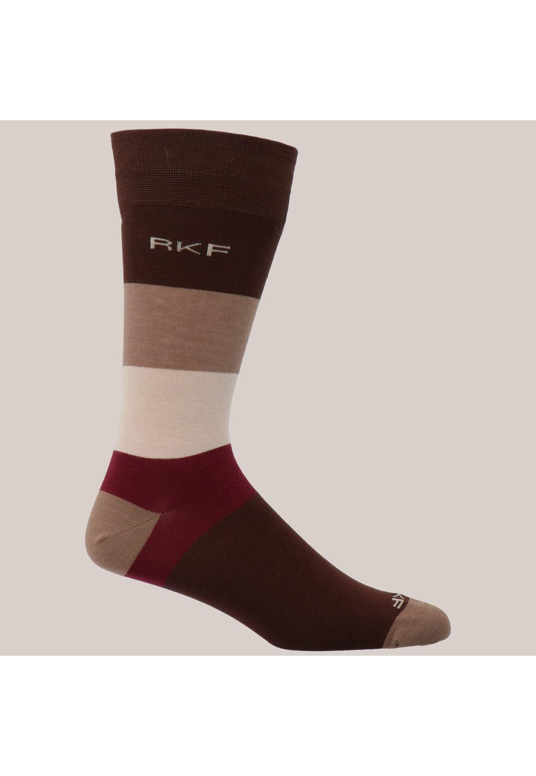 Calcetín Bambú H Bb Blocky Café Rockford-0