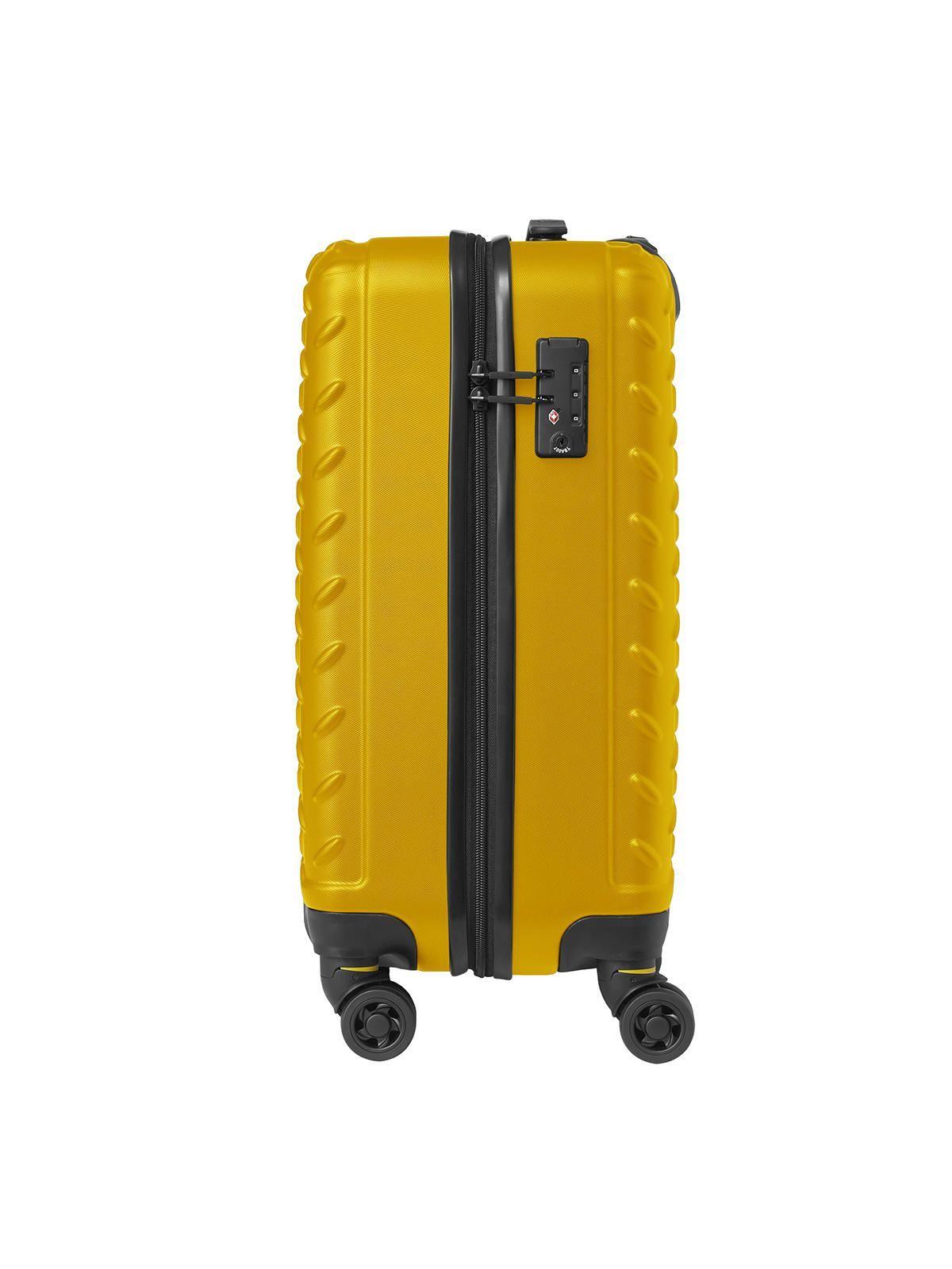 Maleta de viaje Cabina 4 Ruedas Ind Plate Amarillo-3