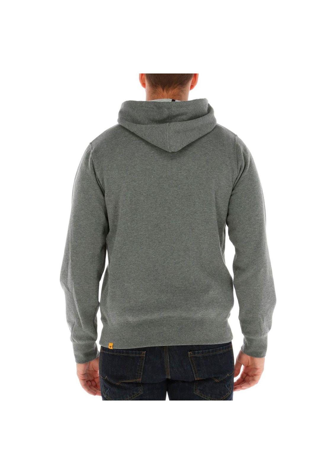 Poleron Hombre Design Mark Hooded Sweatshirt Gris-2
