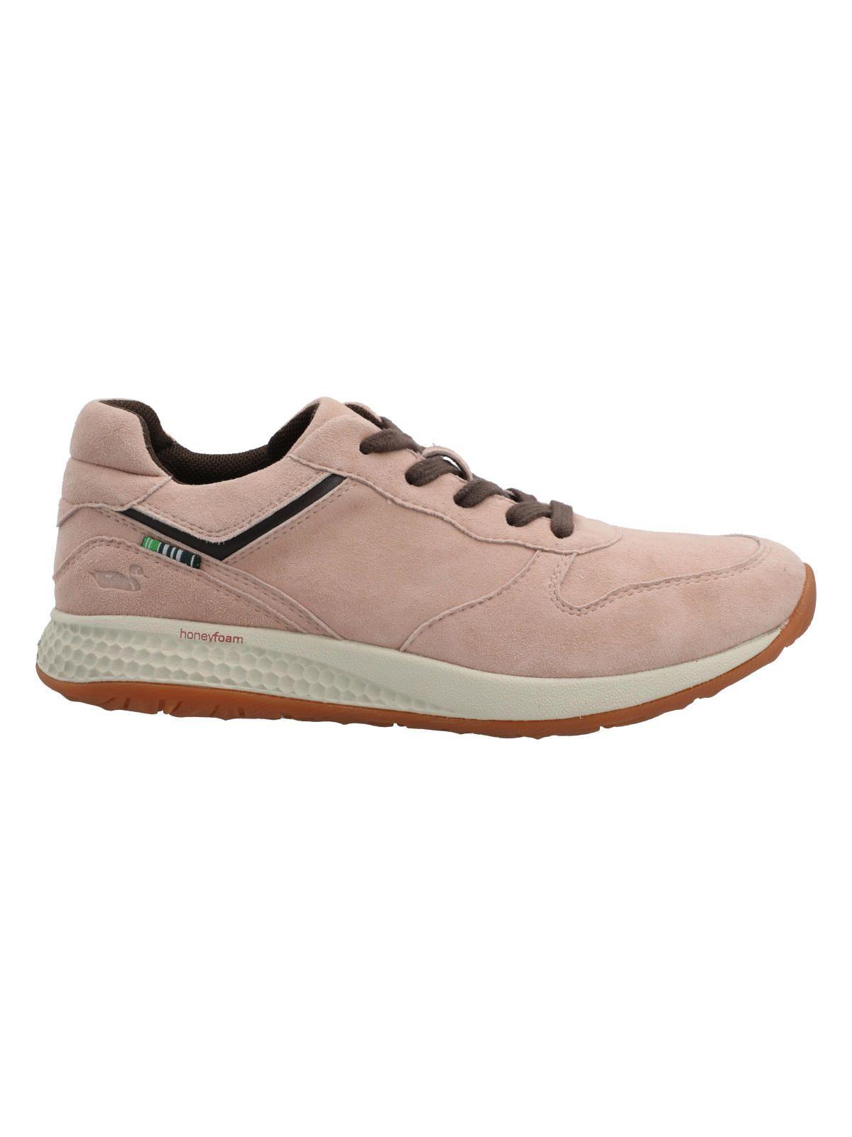Zapatilla Cuero Mujer Kansas Rosado-0