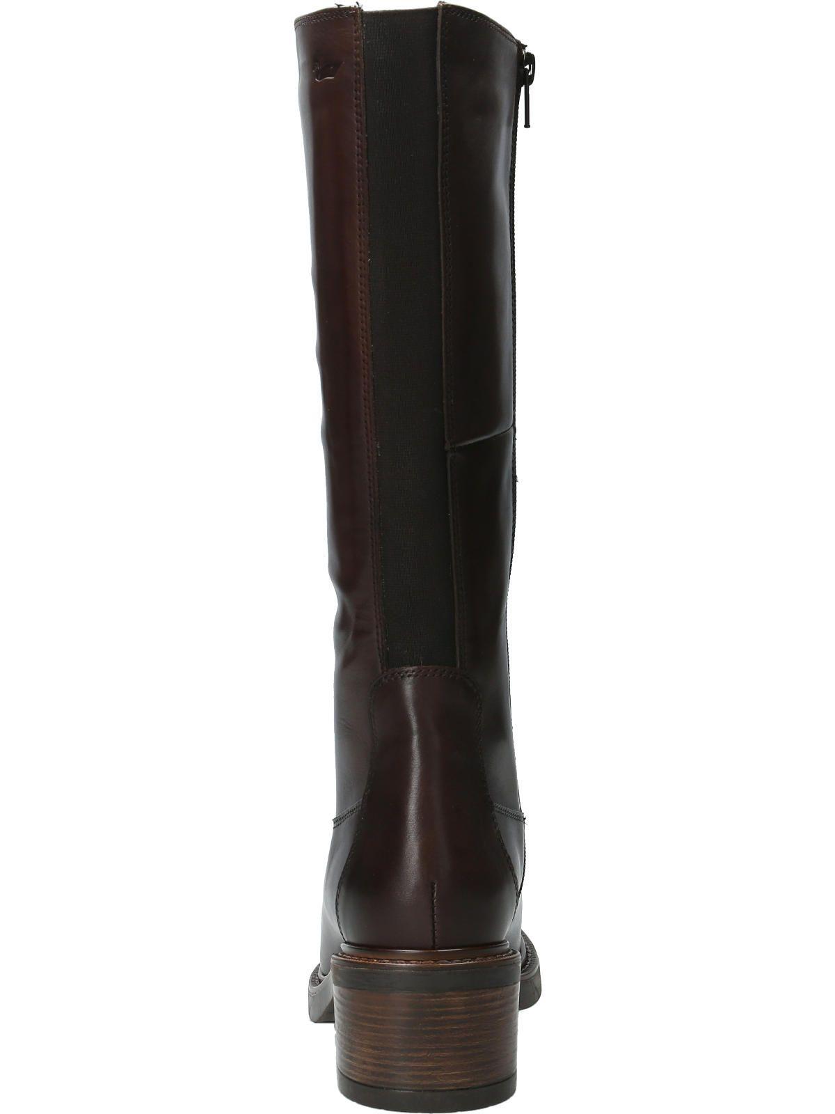 Bota Cuero Mujer Eloise Café-5