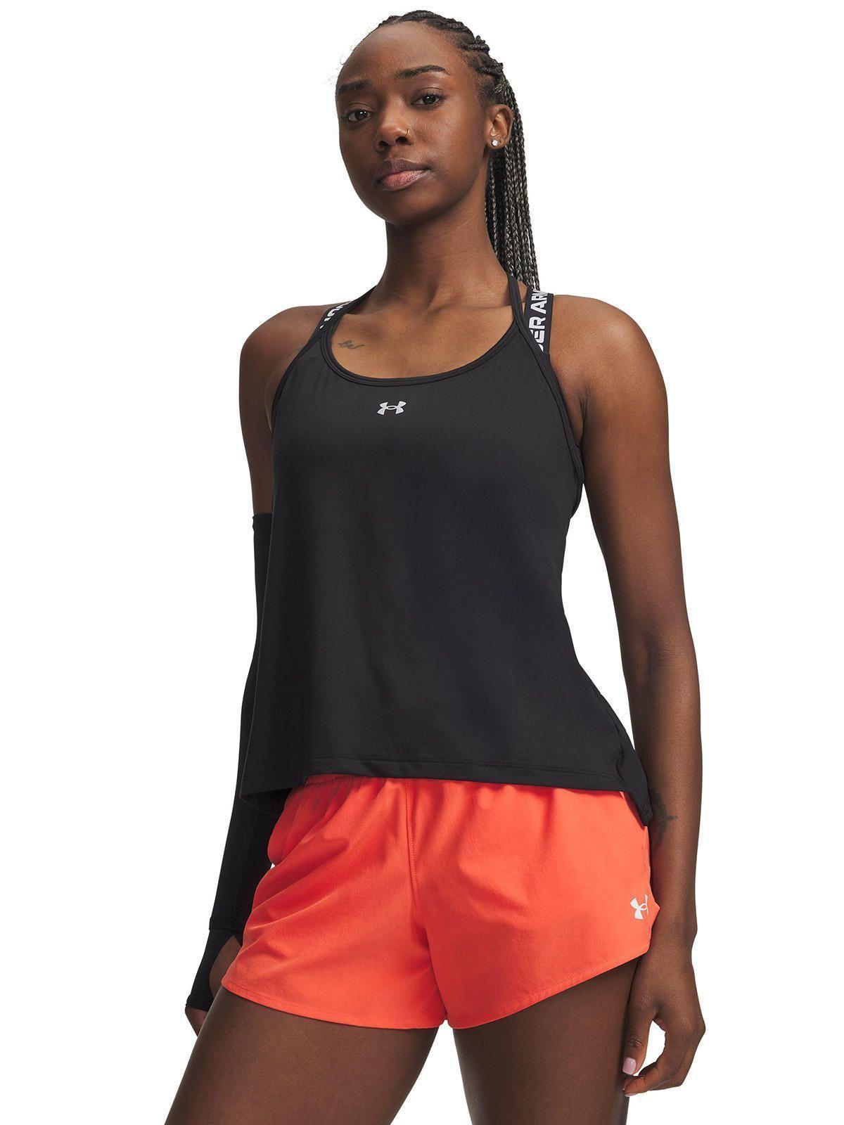 Polera S/M UA Vanish Tank Negro Mujer-0