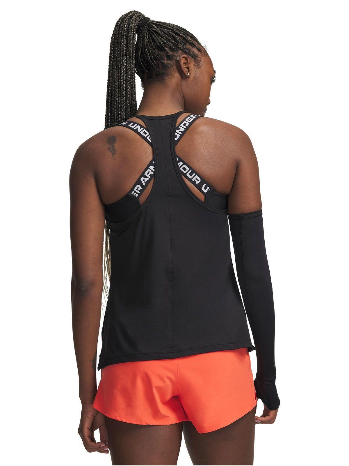 Polera S/M UA Vanish Tank Negro Mujer-1