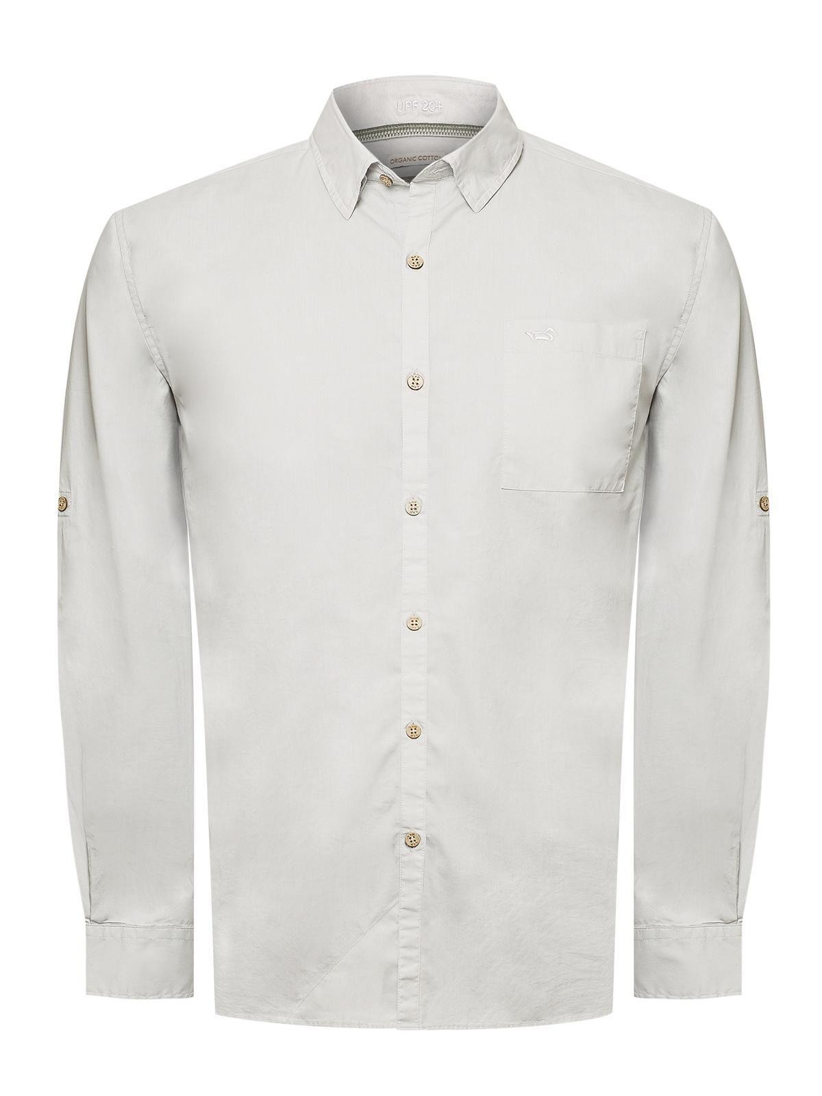 Camisa Algodón Orgánico Hombre Galiton Gris-0