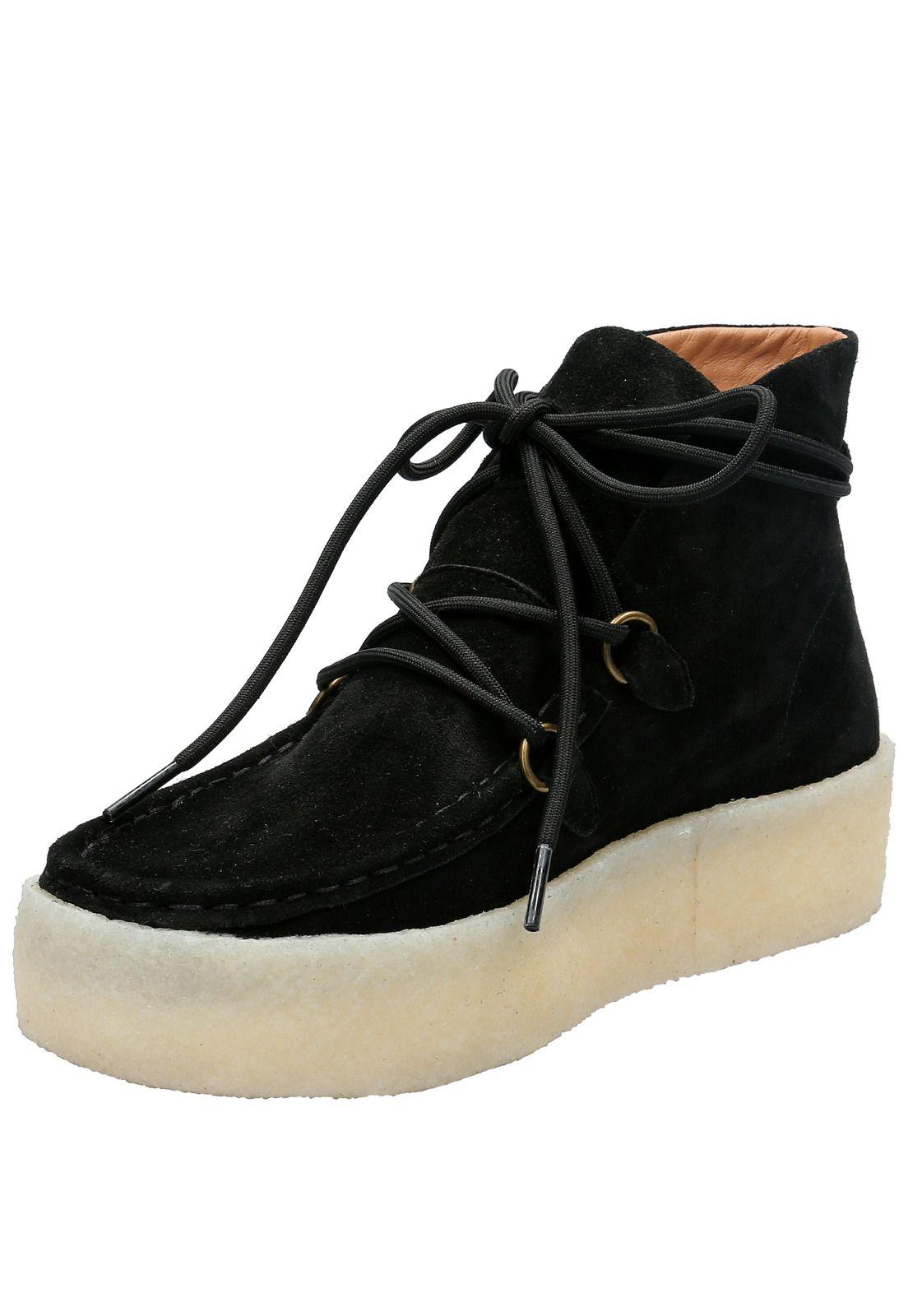 Botin Cuero Mujer Recife Boot Negro-4