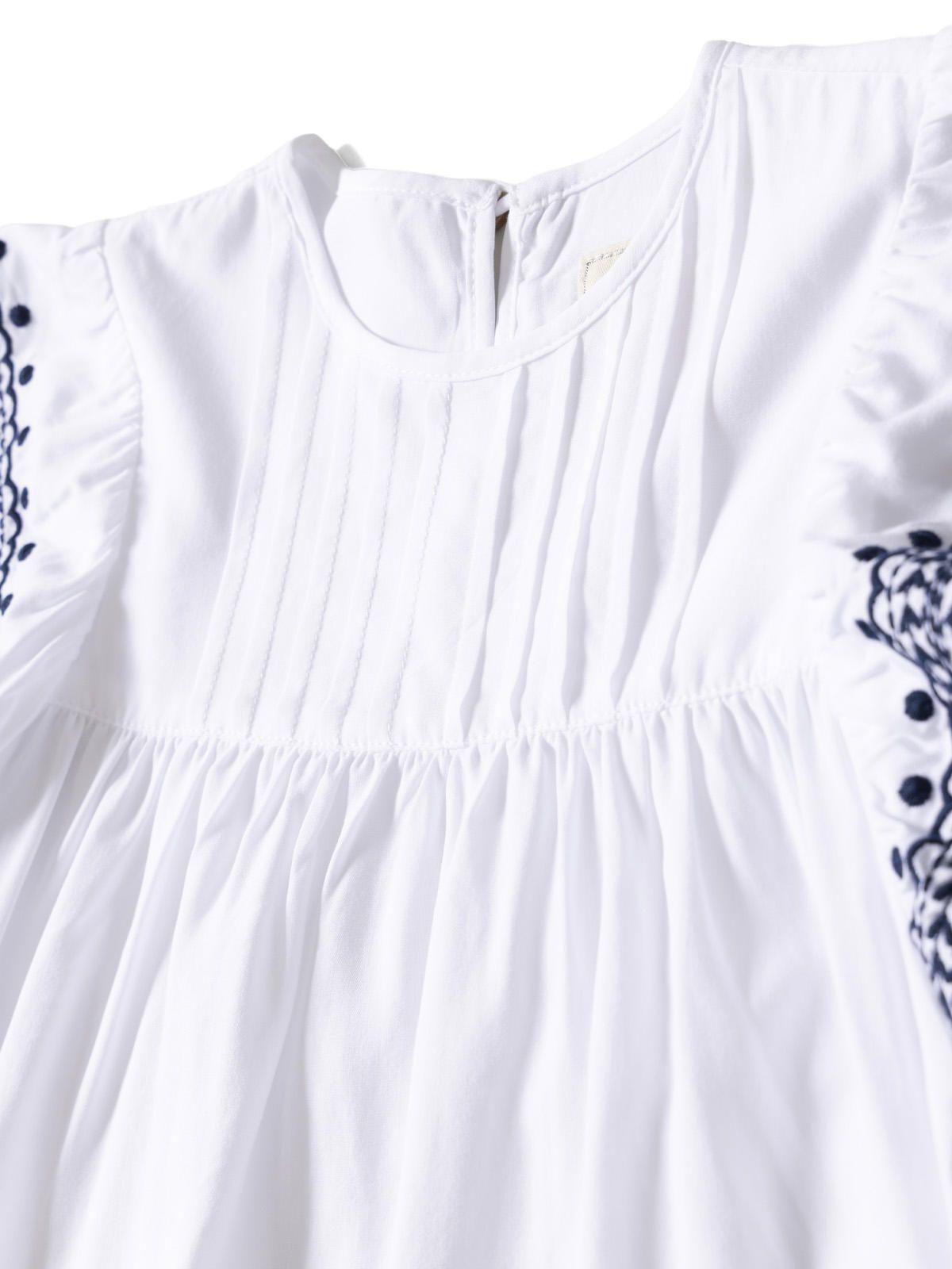 Blusa Manga Corta Niña Harmony Blanco-3