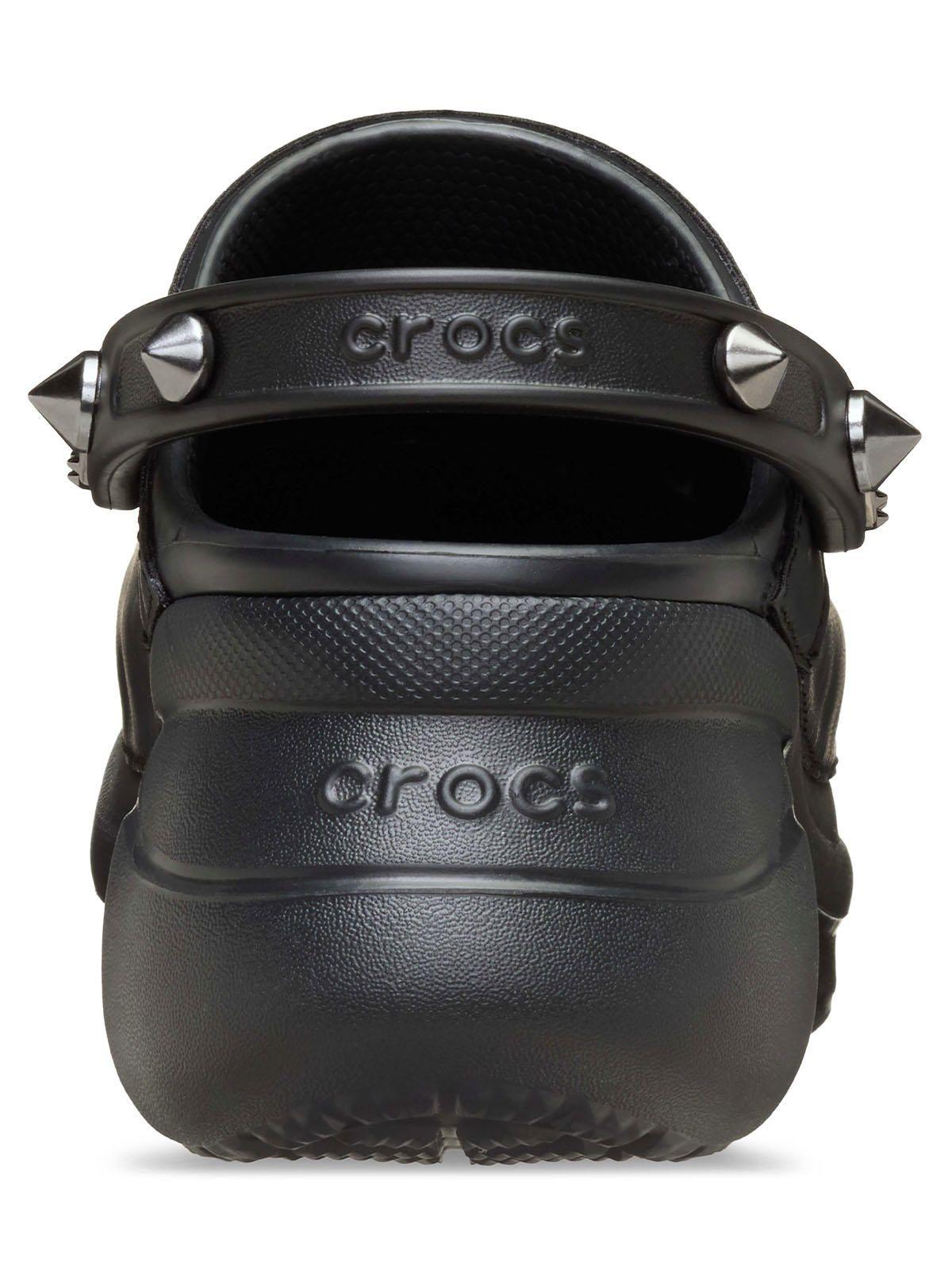 Zueco Crocs Mujer Plataforma Bae Studded Clog Negro-7