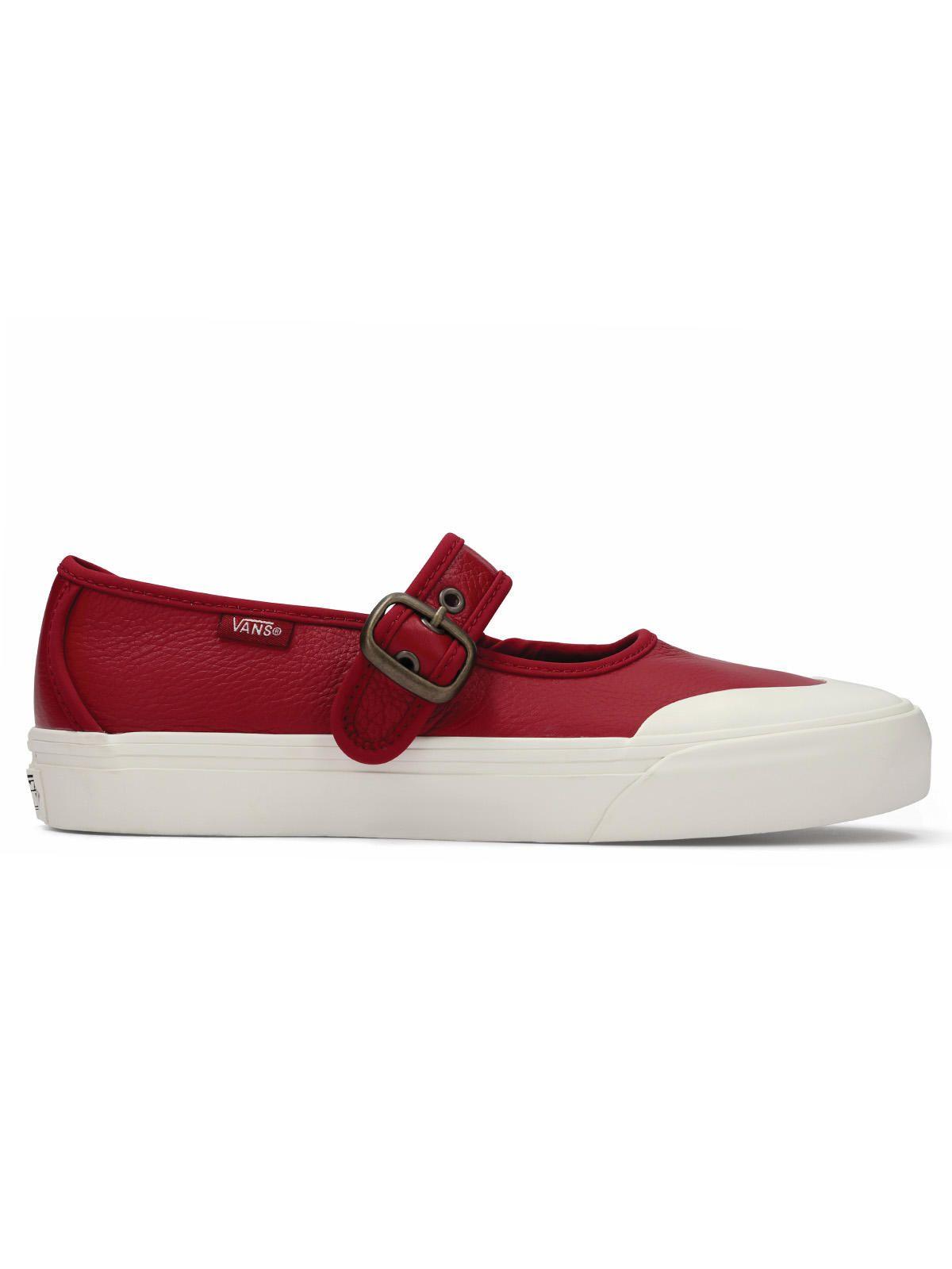 Zapatilla Mujer Mary Jane Rojo-0