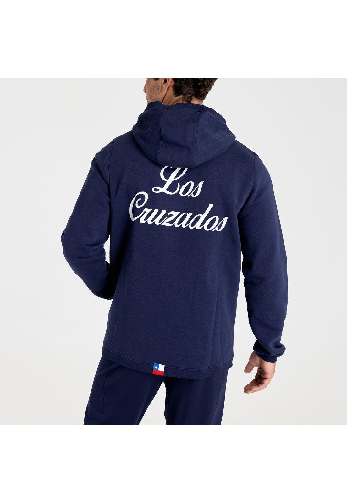 Polerón de Algodón UC para hombre azul-5