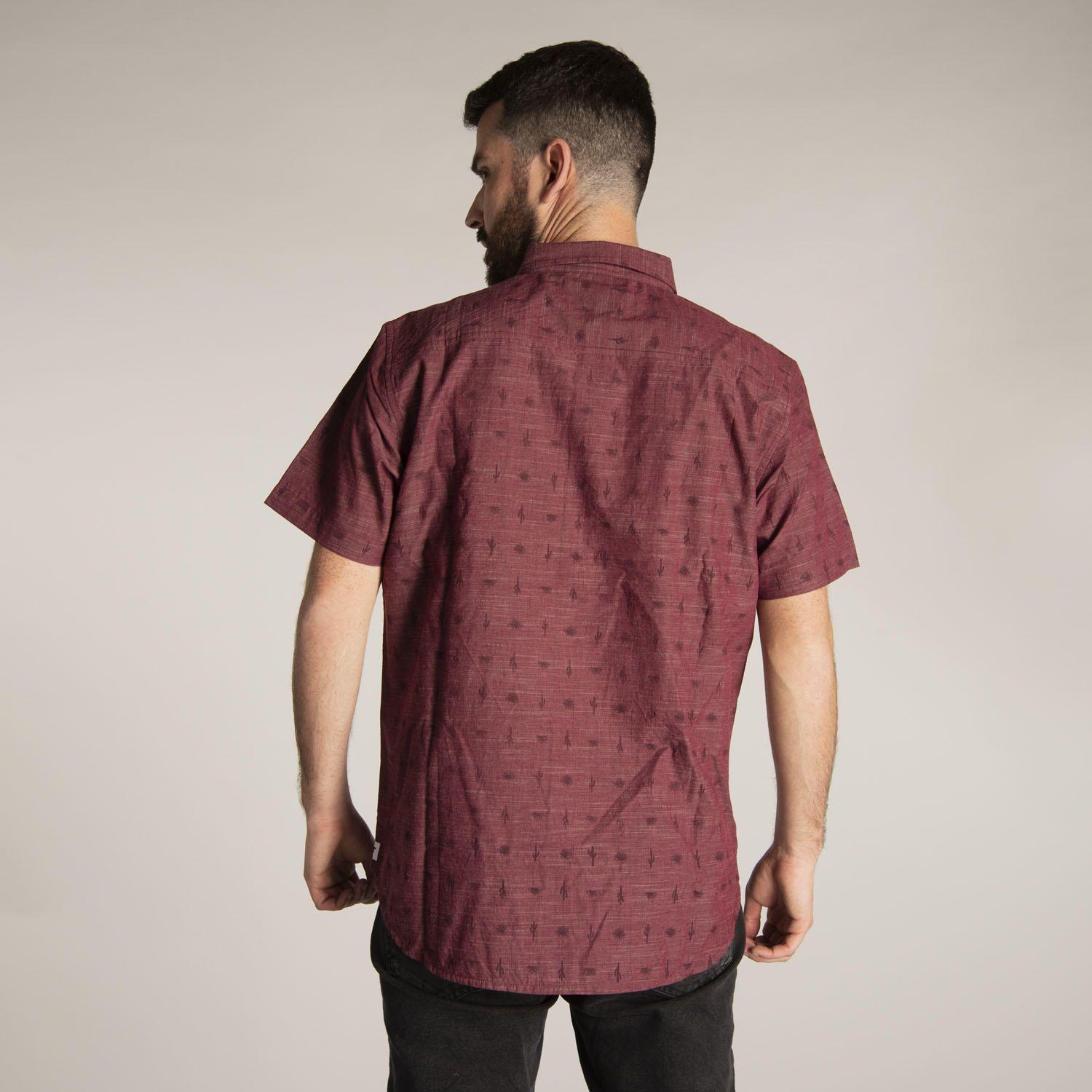 Camisa M/C Hombre Foundation S/S Ao Sh Roja-2