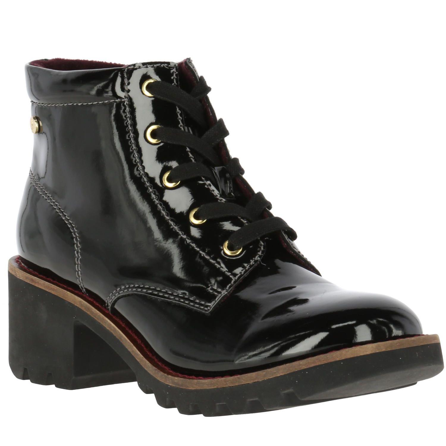 Botín  Mujer Sula Negro-0