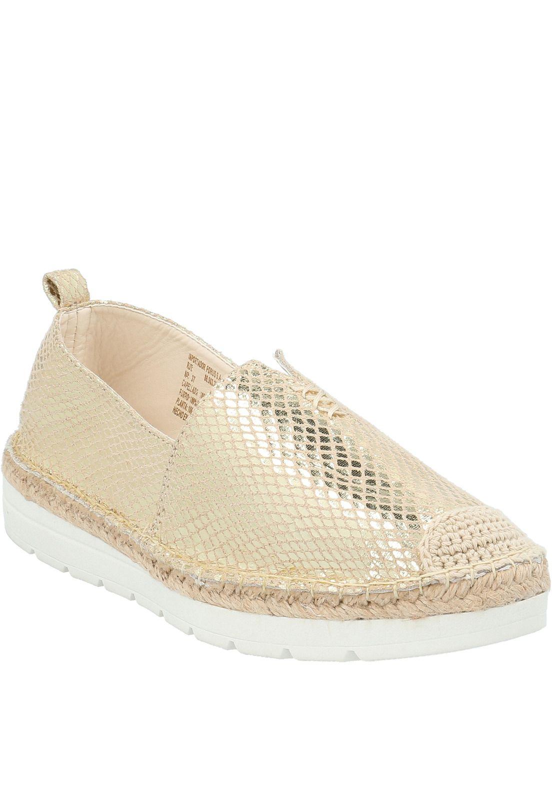 Alpargata Mujer Augus Dorado-0