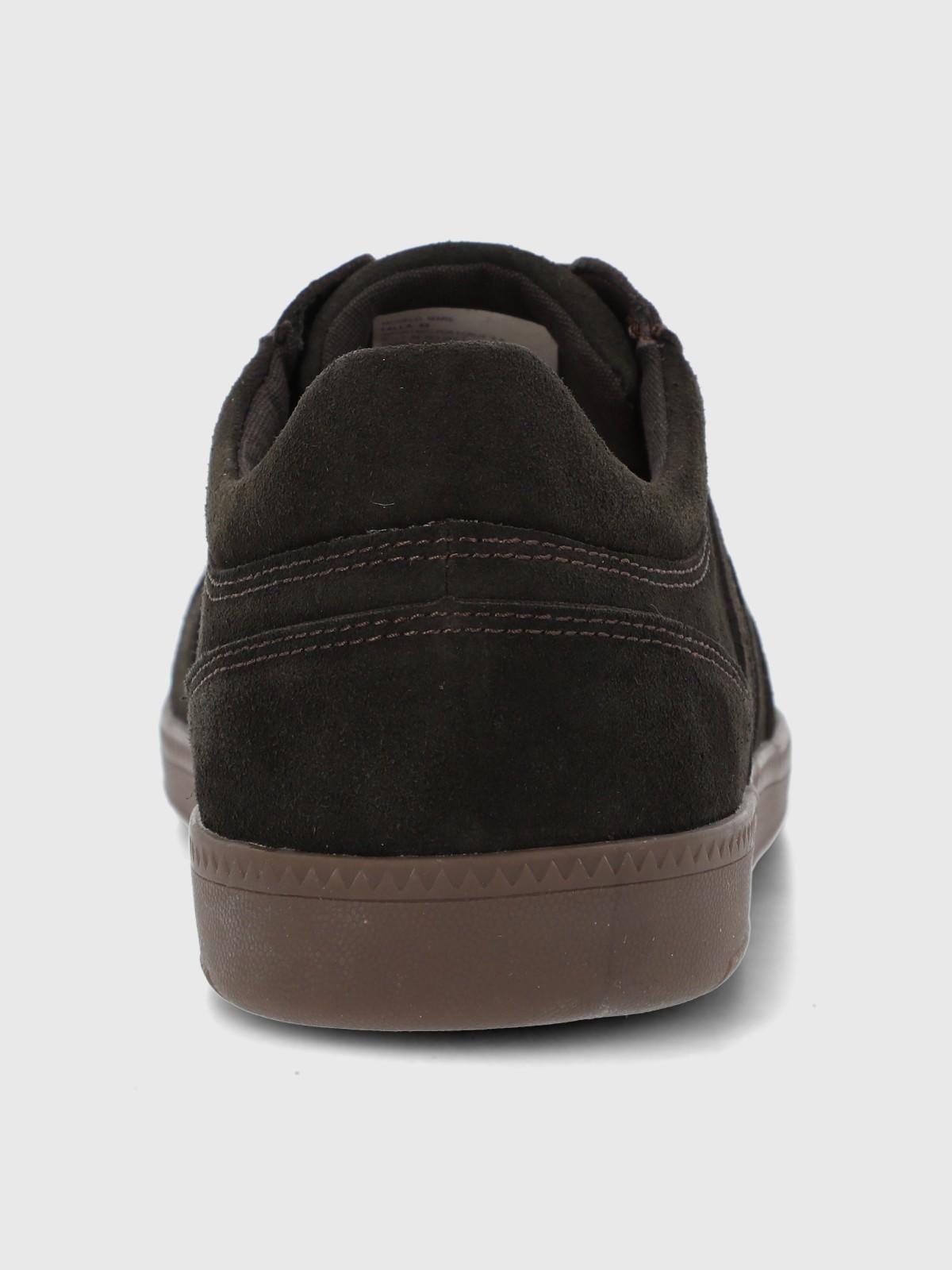 Zapatilla Cuero Hombre Mare Verde-5