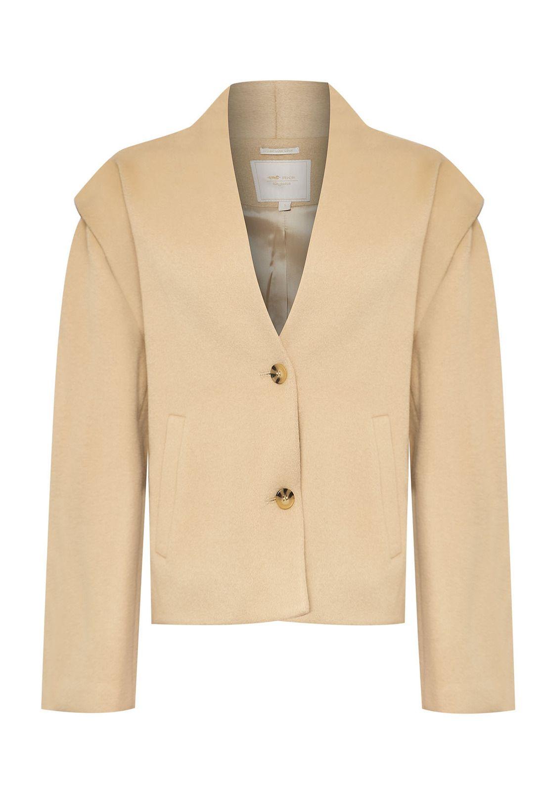 Chaqueta Lana Mujer Savana Café-0