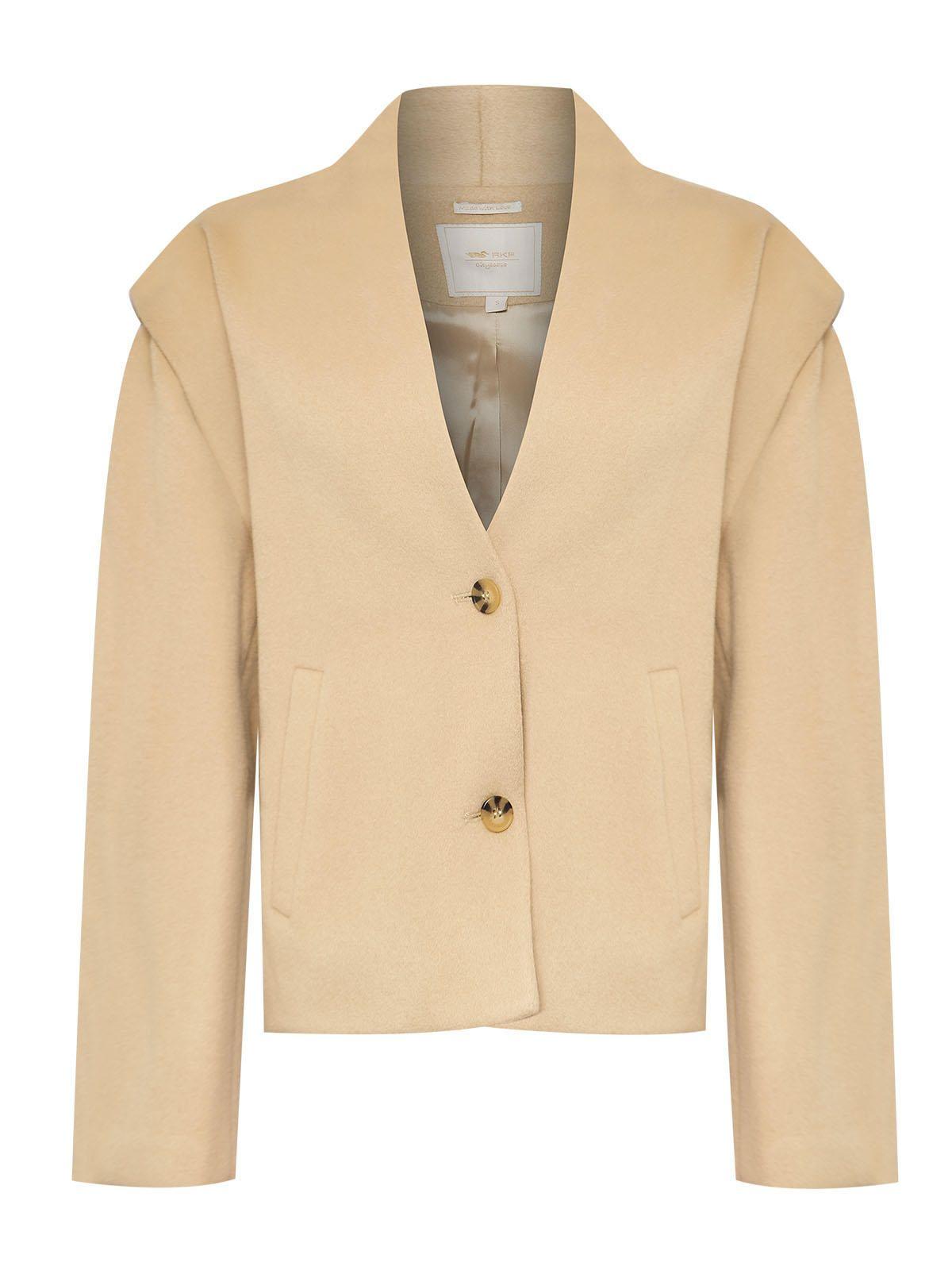 Chaqueta Lana Mujer Savana Café-0