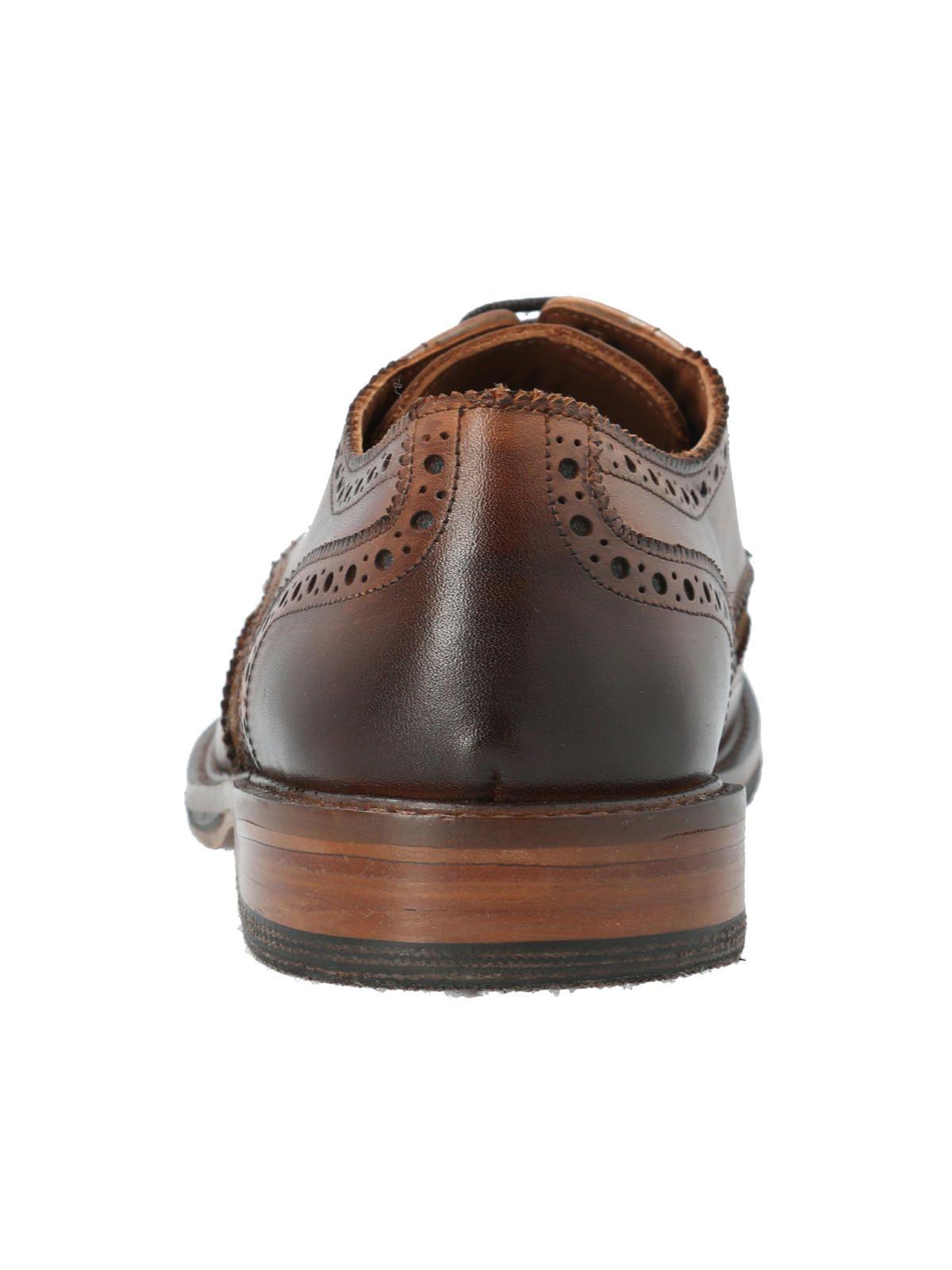 Zapato Cuero Hombre Monza Café -5