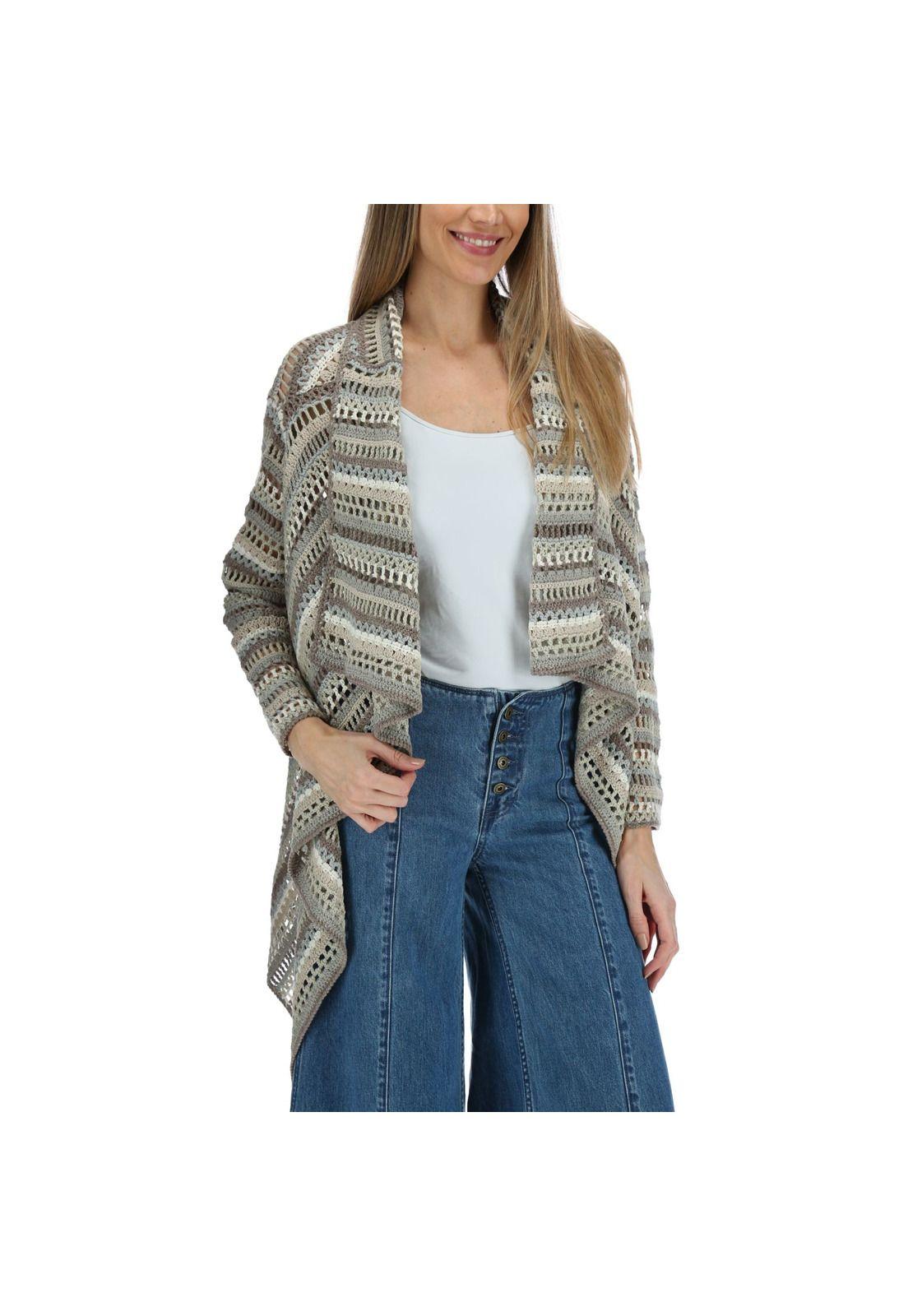 Chaleco Mujer Melania Taupe-0