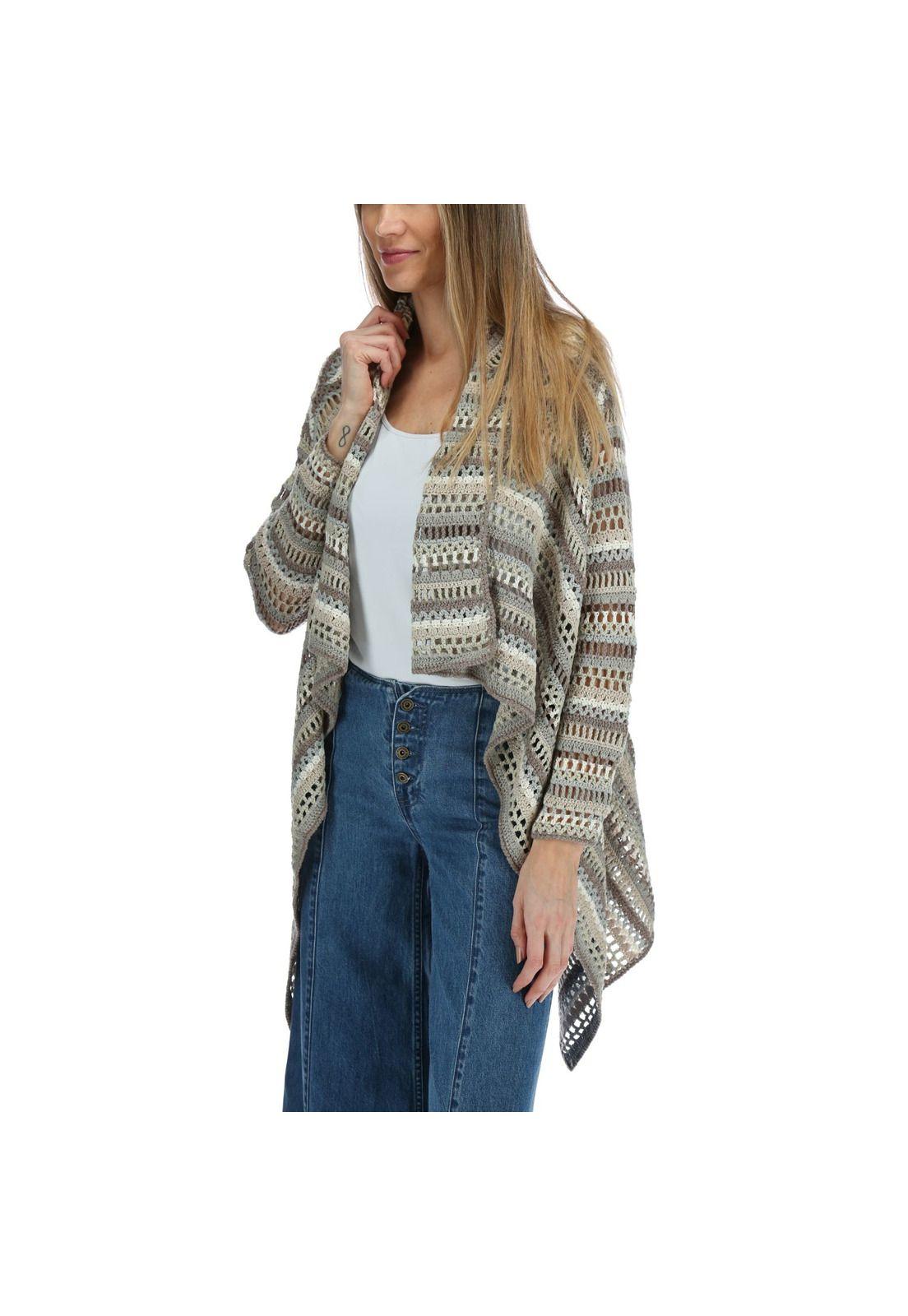 Chaleco Mujer Melania Taupe-1