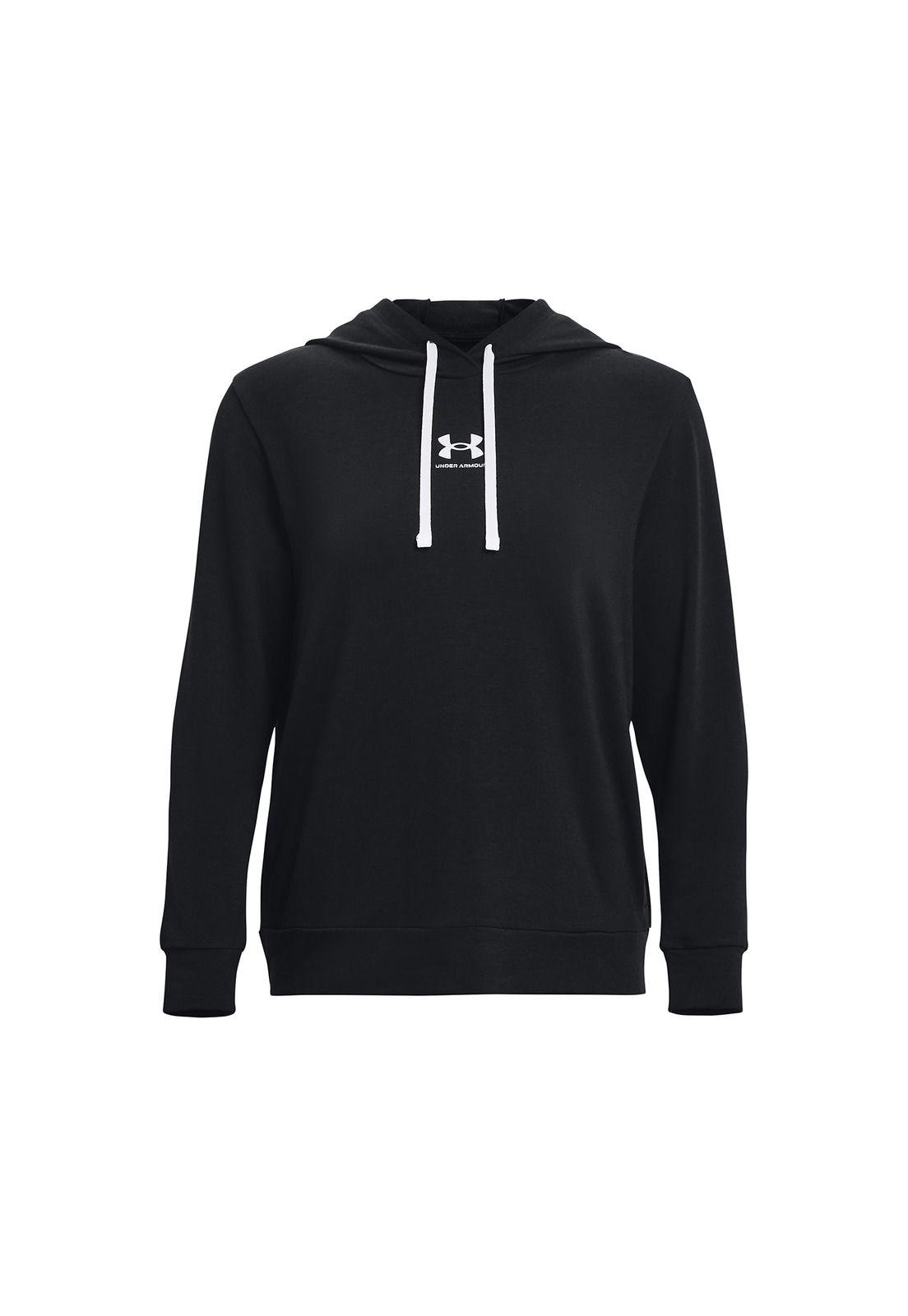 Pantalón Mujer Rival Terry Hoodie-B Negro-0