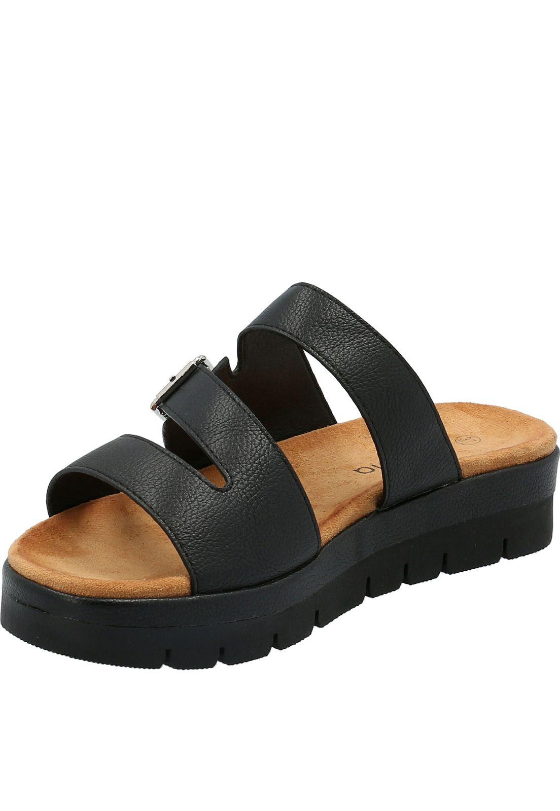 Sandalia Mujer Brit Negro-3