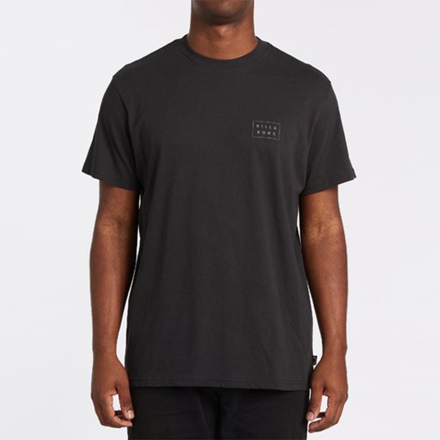 Polera M/C  Diecut Negro Hombre-0