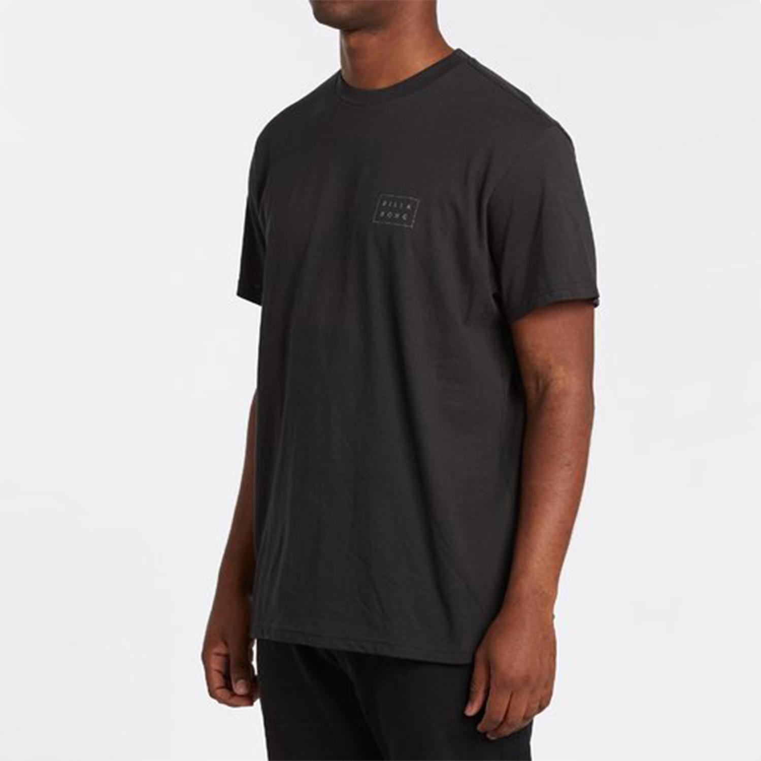 Polera M/C  Diecut Negro Hombre-1