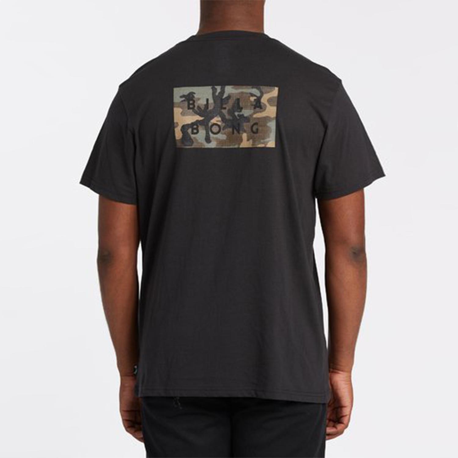 Polera M/C  Diecut Negro Hombre-2