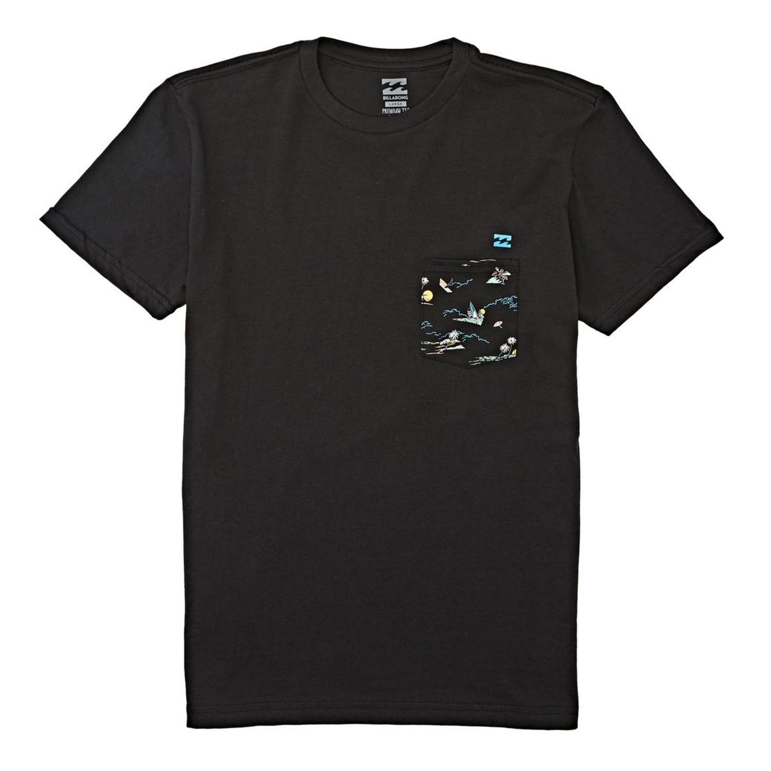 Polera M/C  Team Pocket Negro Niño-0