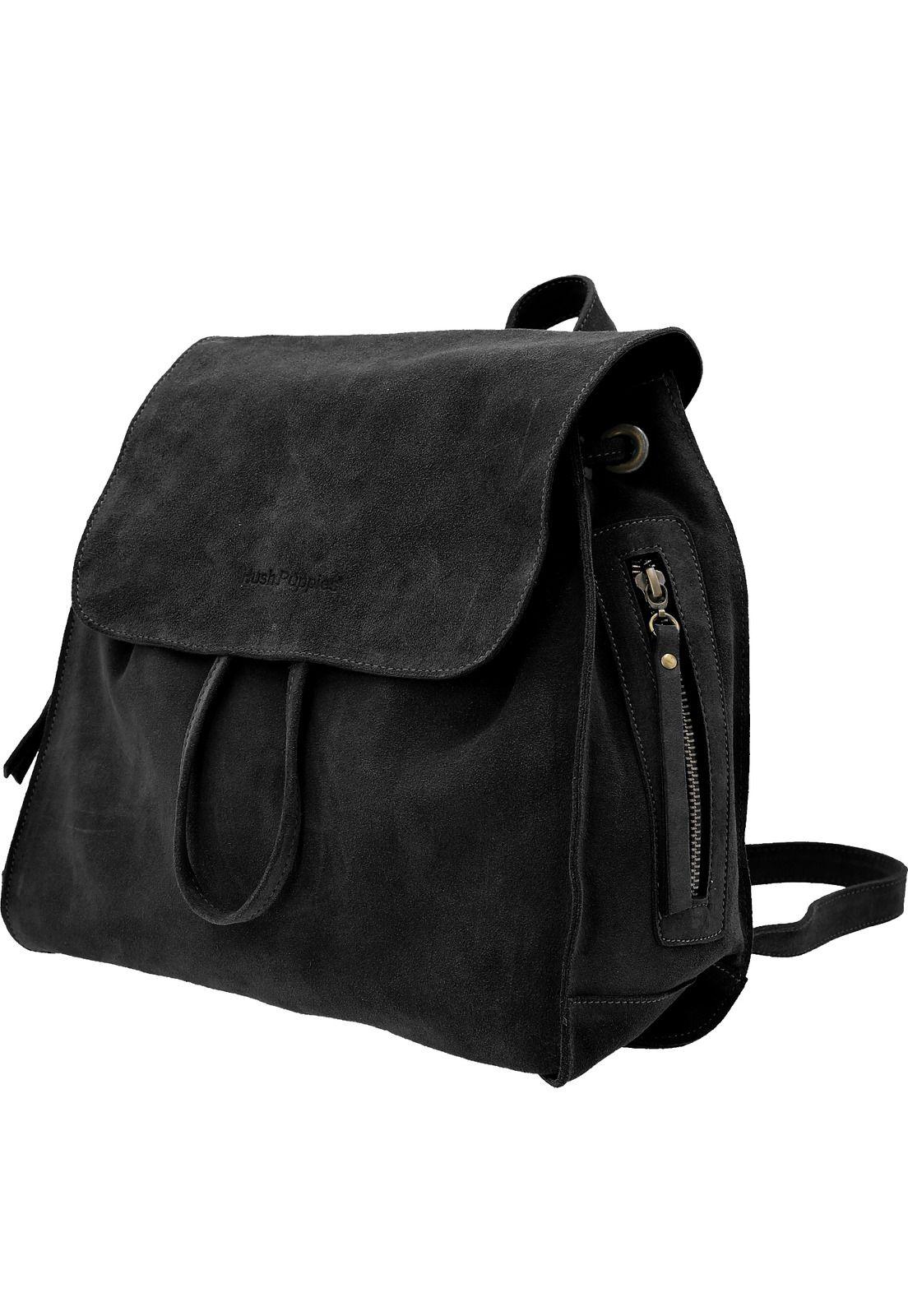Mochila Cuero  Arantza Back Negro-1