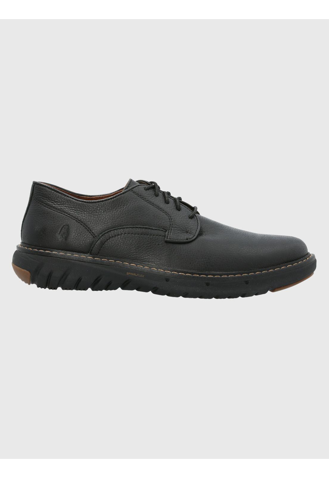 Zapato Cuero Hombre Smart Oxford Negro-1
