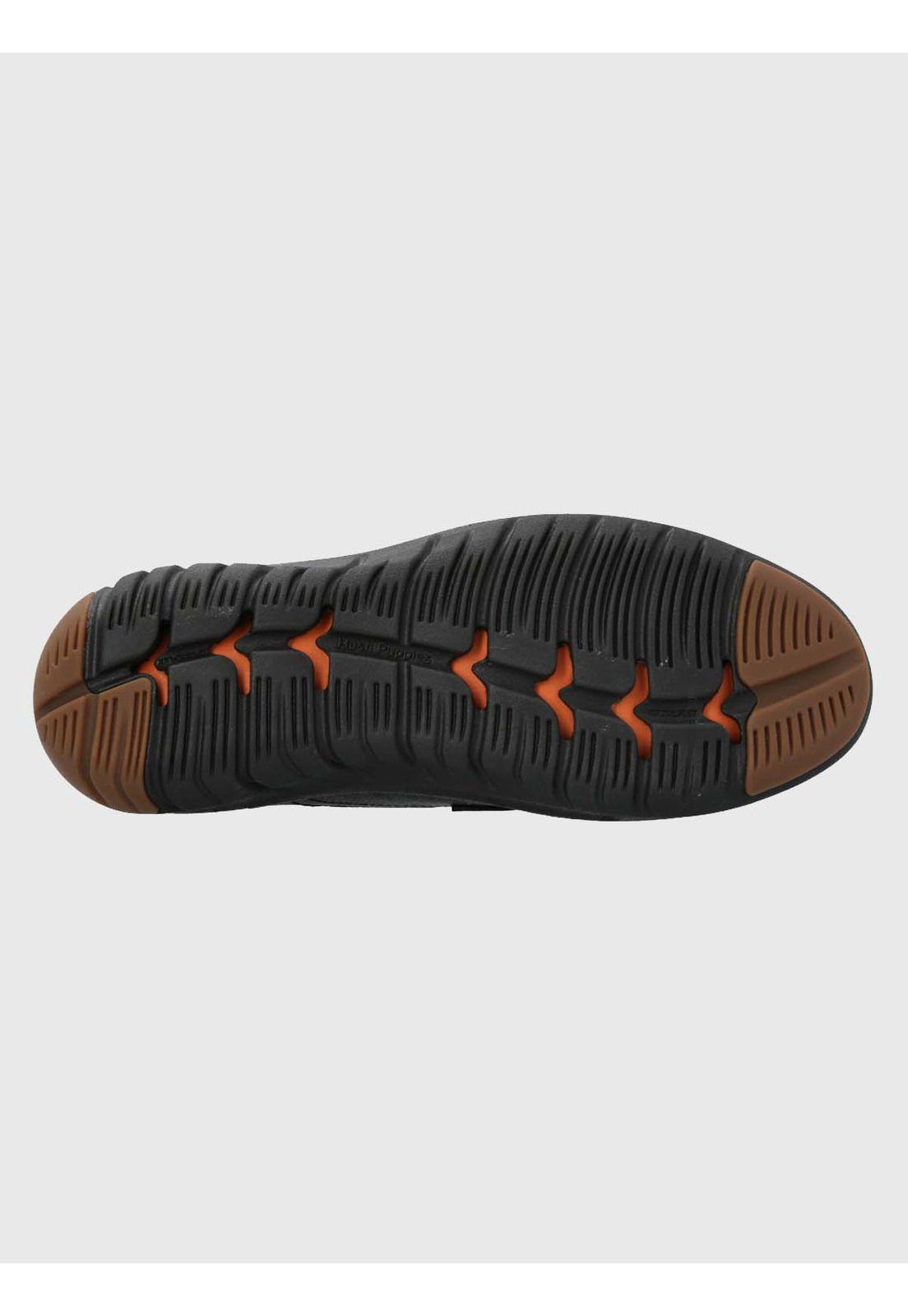 Zapato Cuero Hombre Smart Oxford Negro-7