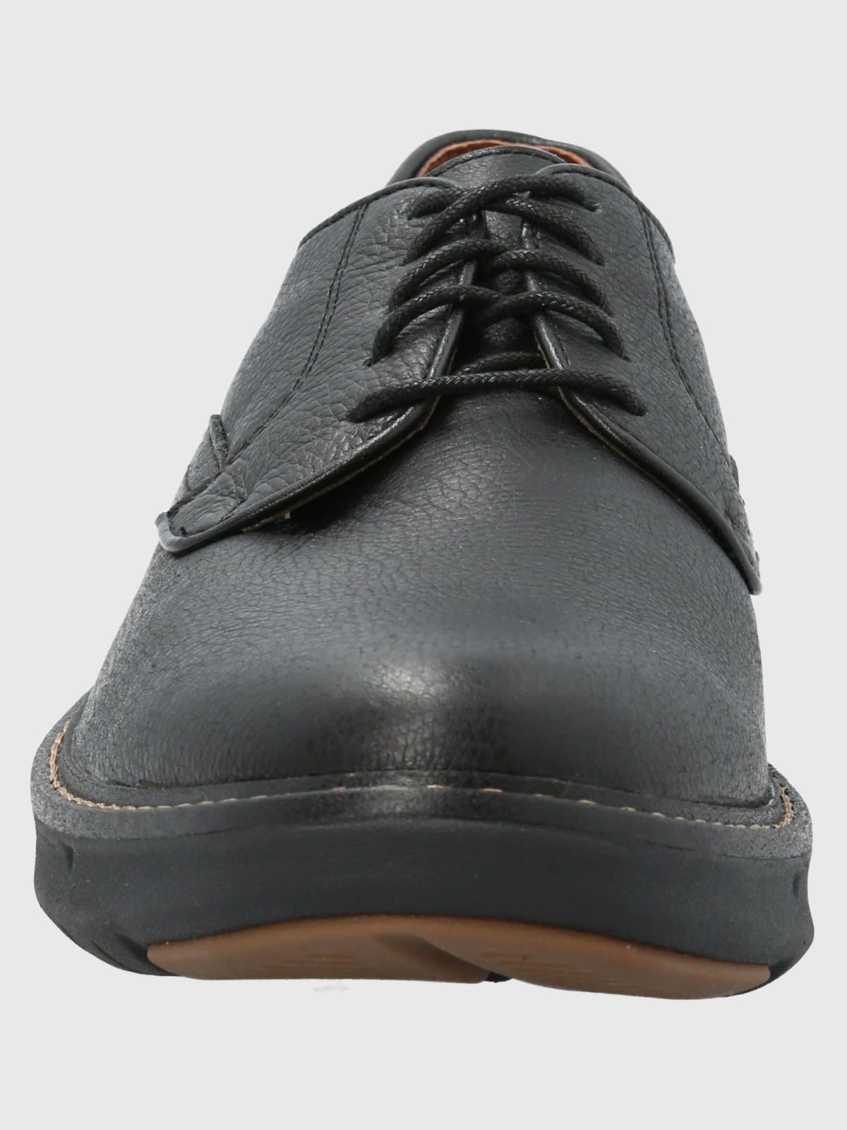 Zapato Cuero Hombre Smart Oxford Negro-3