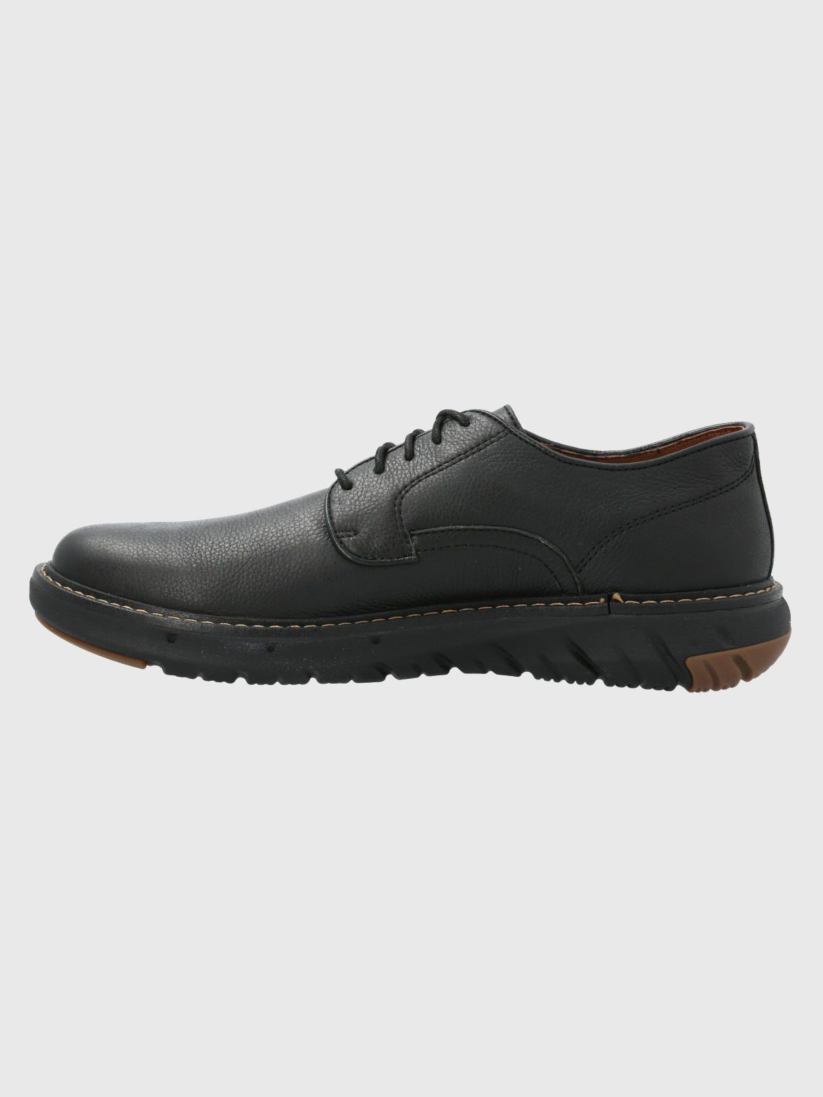 Zapato Cuero Hombre Smart Oxford Negro-4