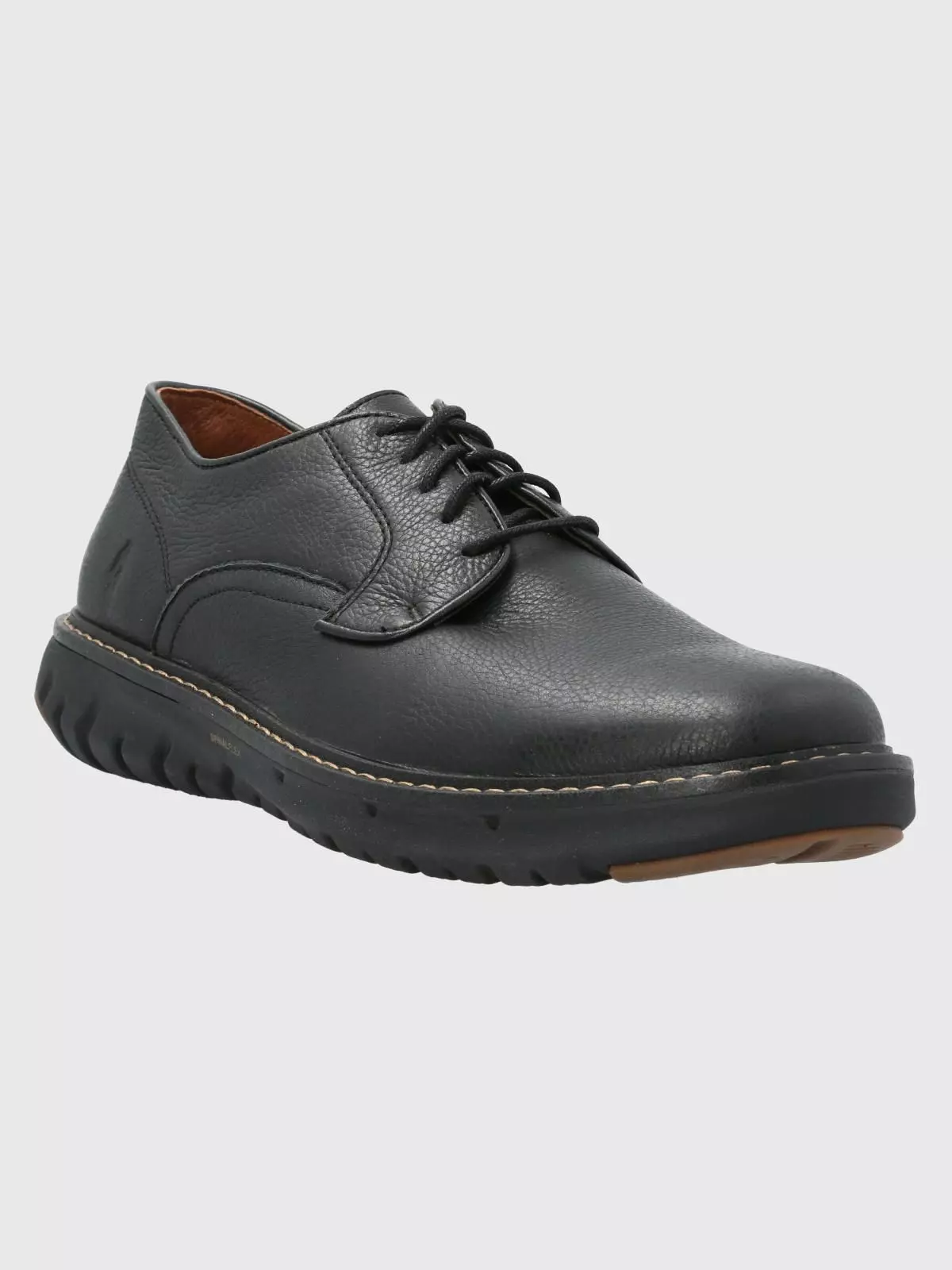 Zapato Cuero Hombre Smart Oxford Negro-0