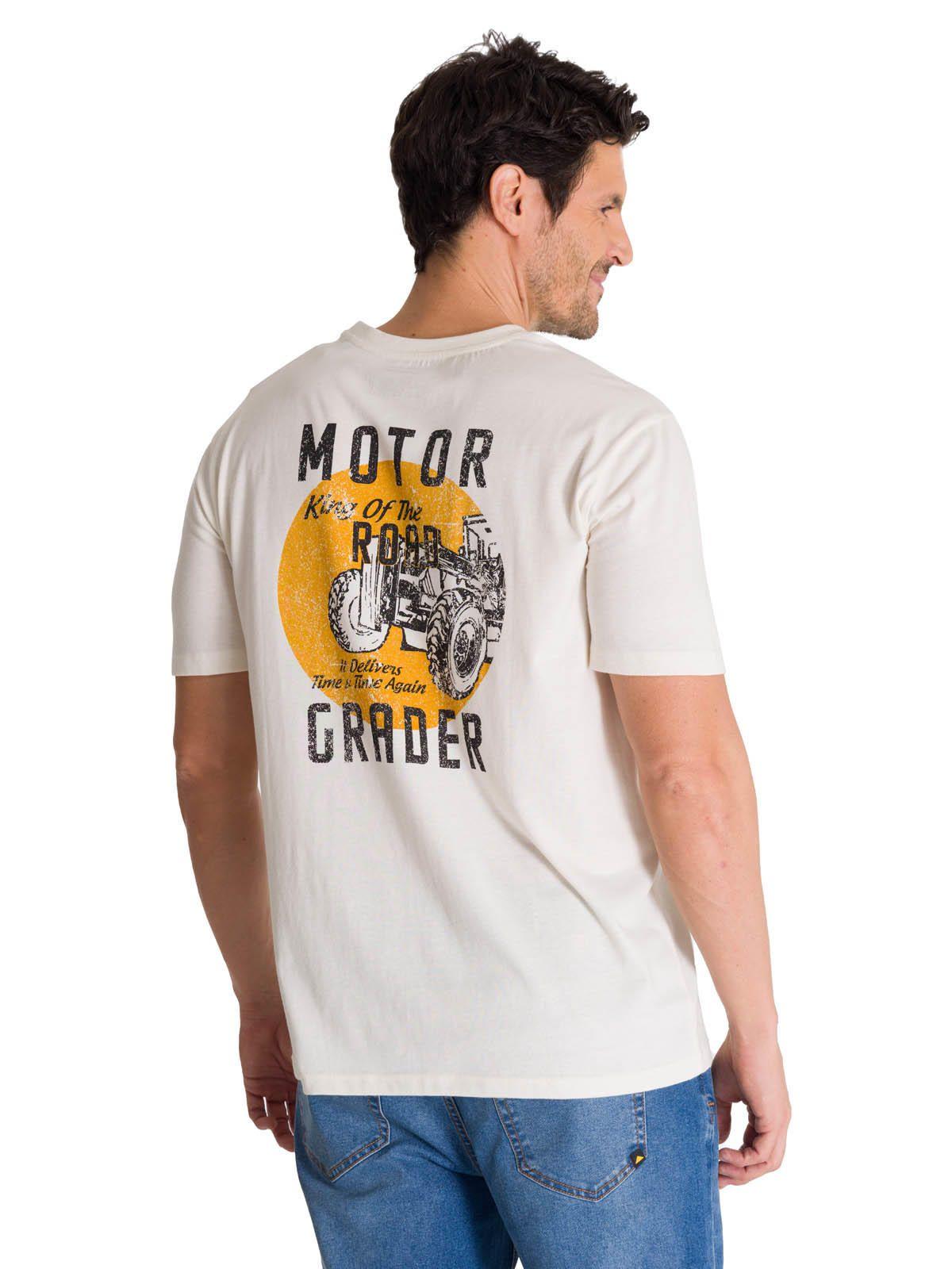 Polera Casual Hombre Heritage Motor Grader Beige-3