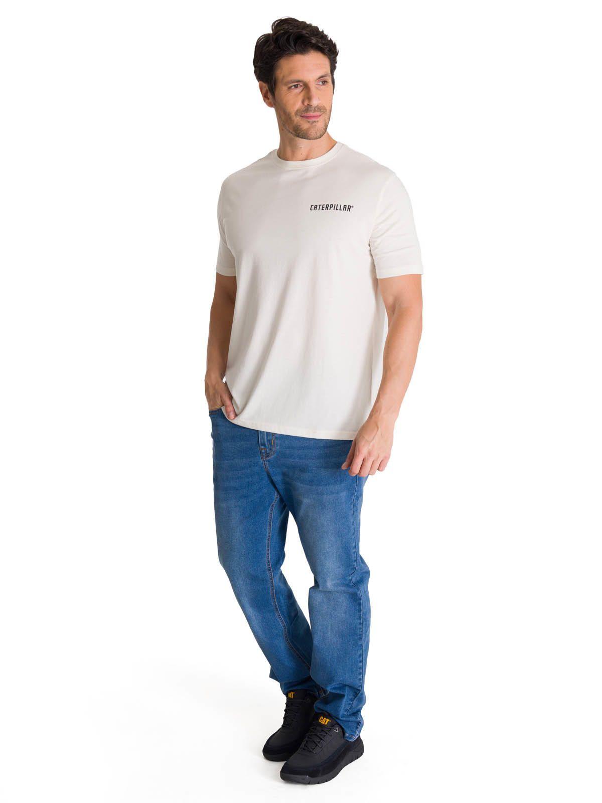 Polera Casual Hombre Heritage Motor Grader Beige-6