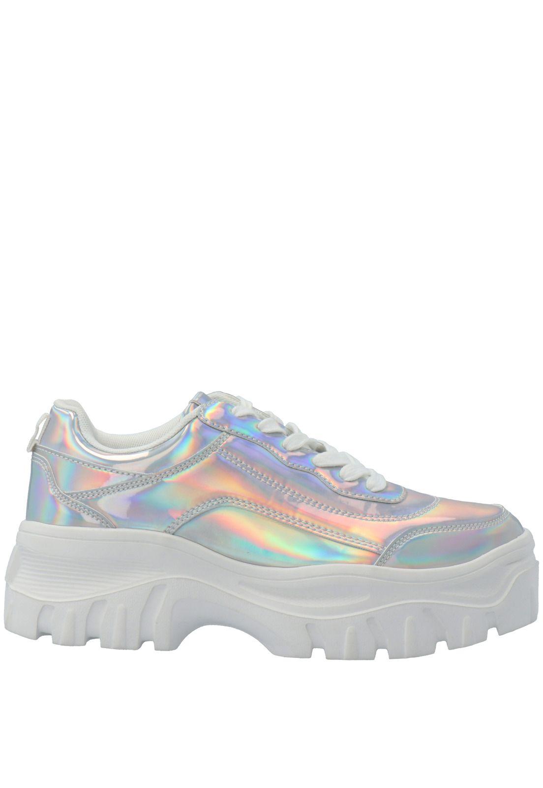 Zapatilla Mujer Irri Plateado-1