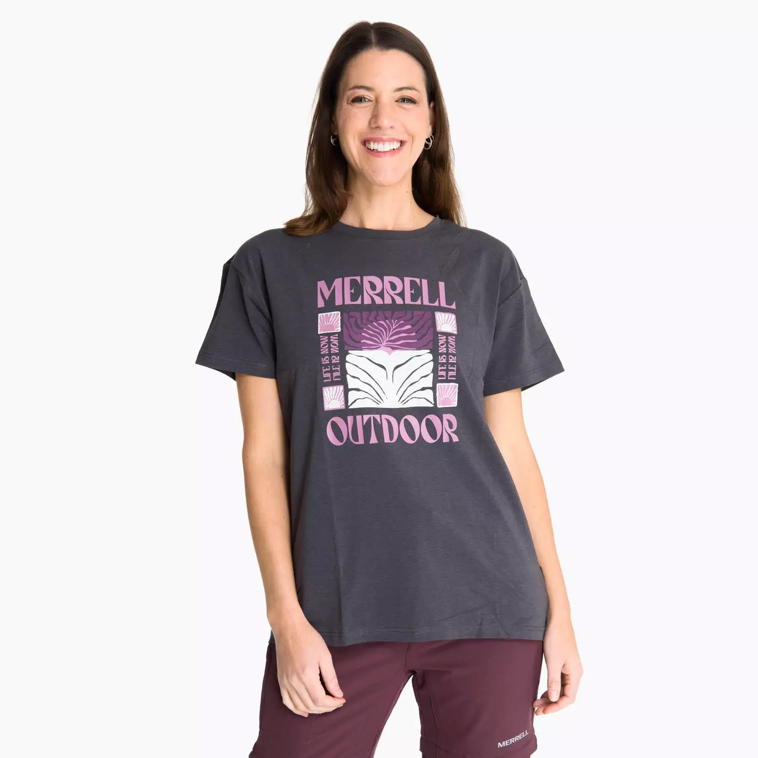 Polera Manga Corta Mujer Kirikiri Gris -0
